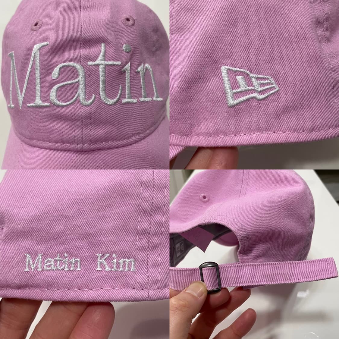 마뗑킴 뉴에라 볼캡 핑크 상품이미지3