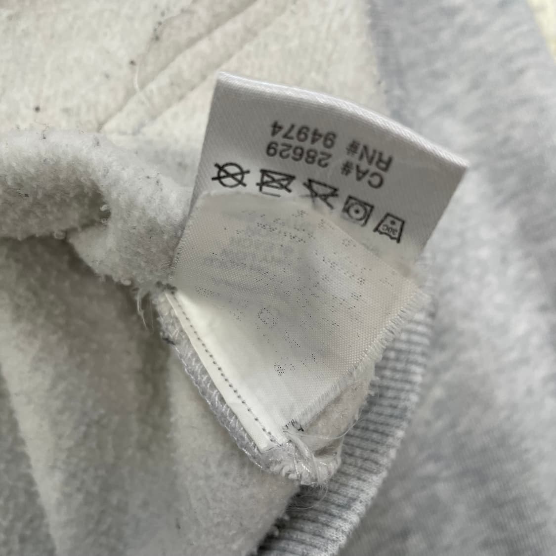 스투시 베이직 로고 후드집업 그레이 상품이미지6