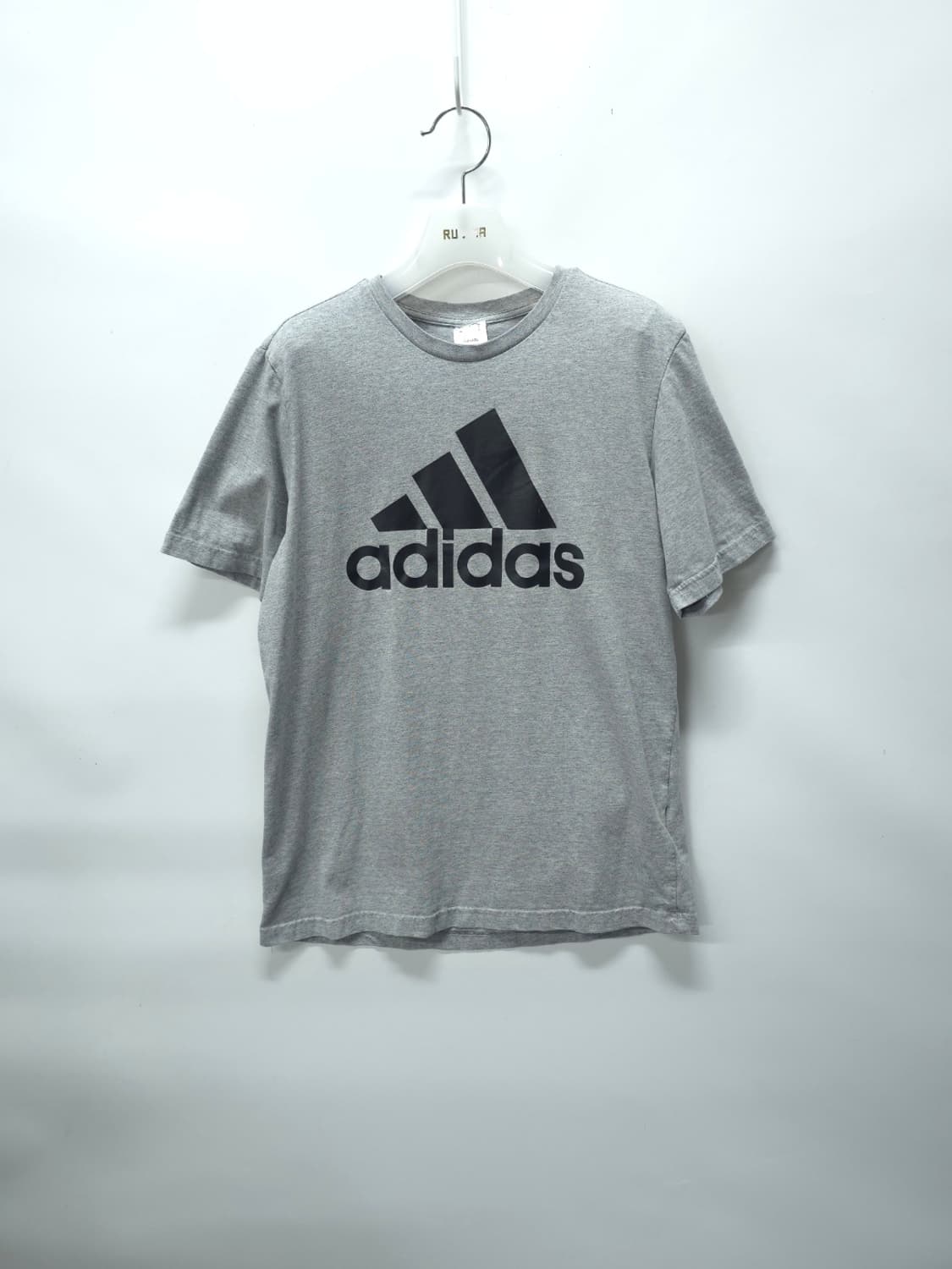 아디다스 빅로고 멜란지 그레이 반팔 티셔츠 (95) 상품이미지1