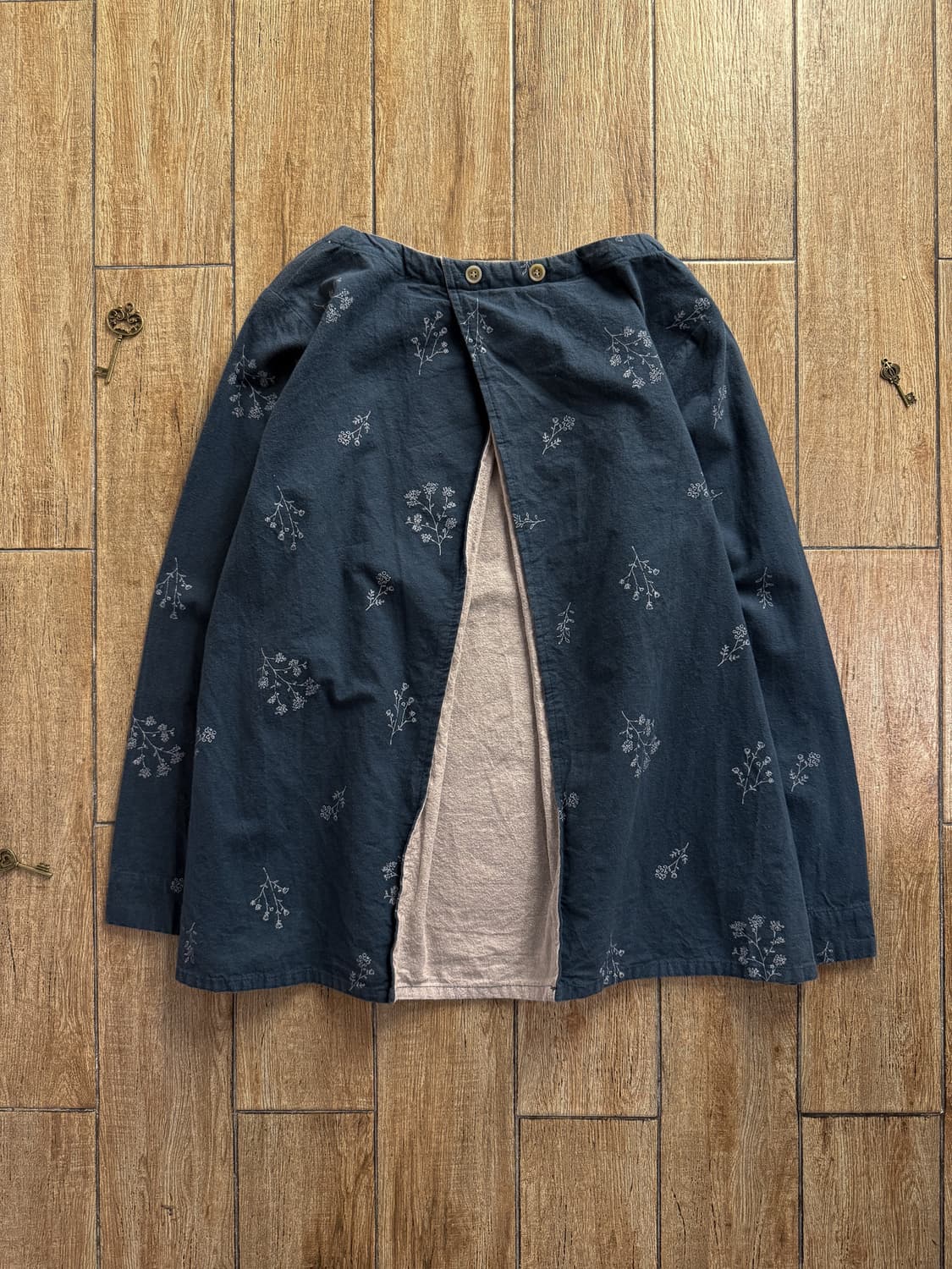 100%Cotton Flower Pattern Blouse 0118 상품이미지5
