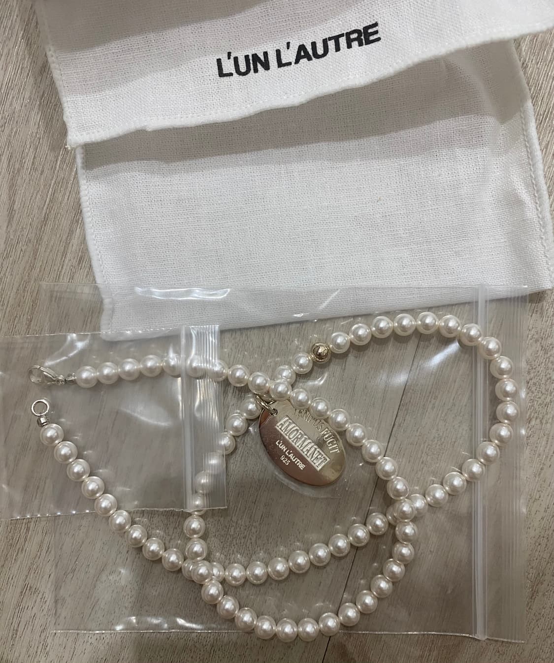 빈티지포유 스왈진주팬던트 목걸이 상품이미지4