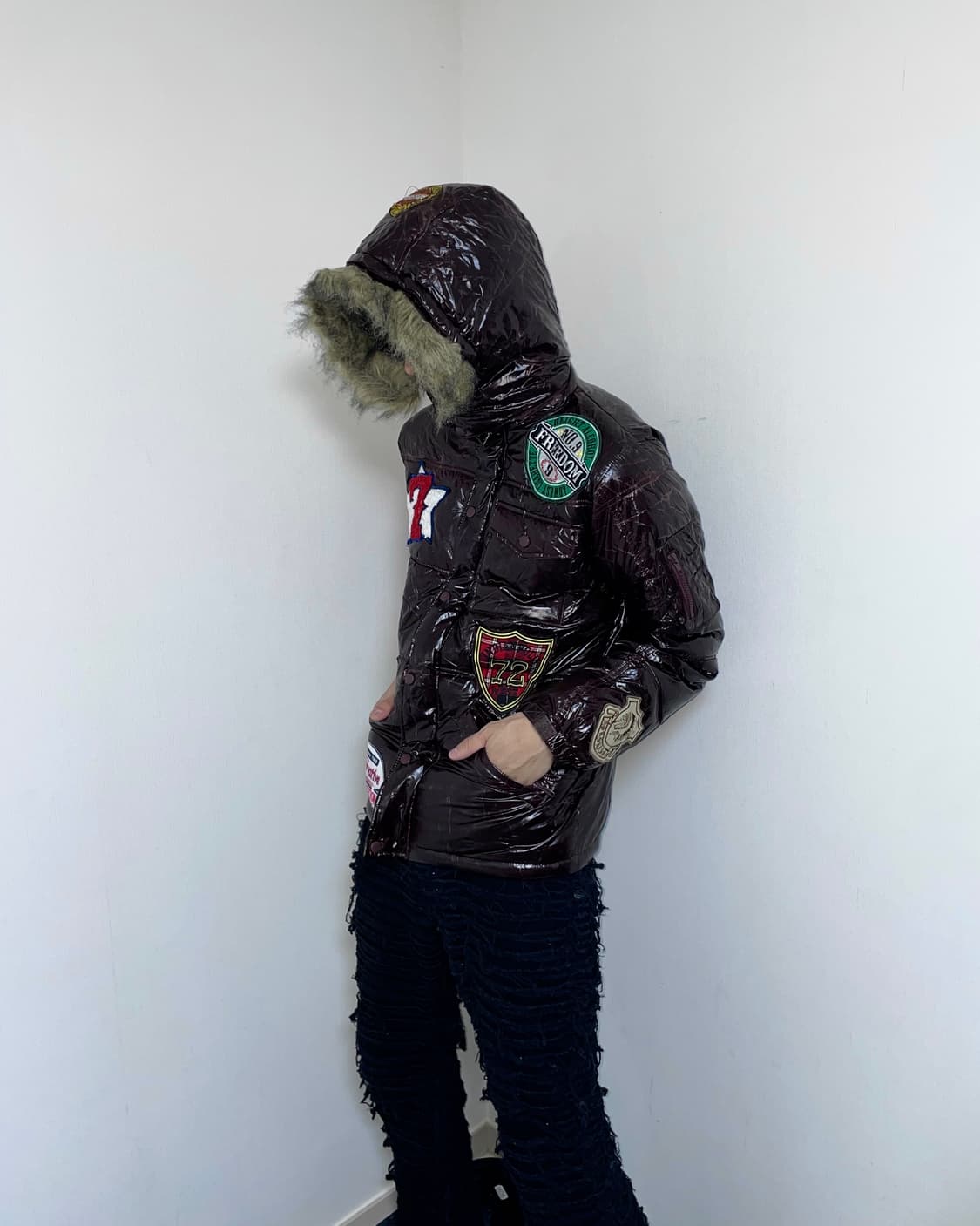 patchwork punk padding 상품이미지1