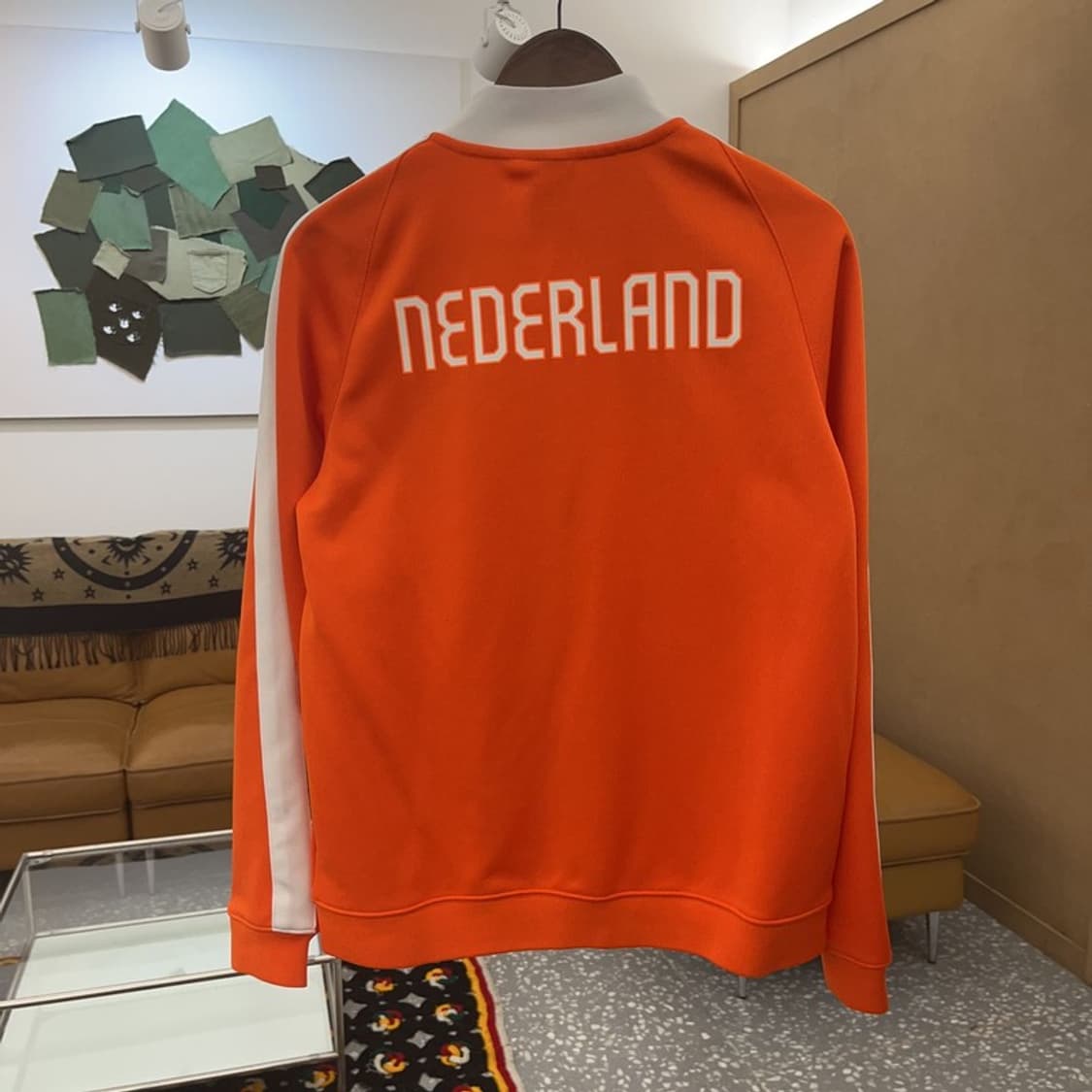 나이키 네덜란드 13-14 국대 Y2K 오렌지 져지 집업 L C08126 상품이미지4