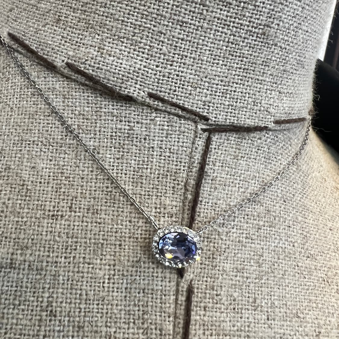 스와로브스키 오벌컷 크리스탈 목걸이 상품이미지4