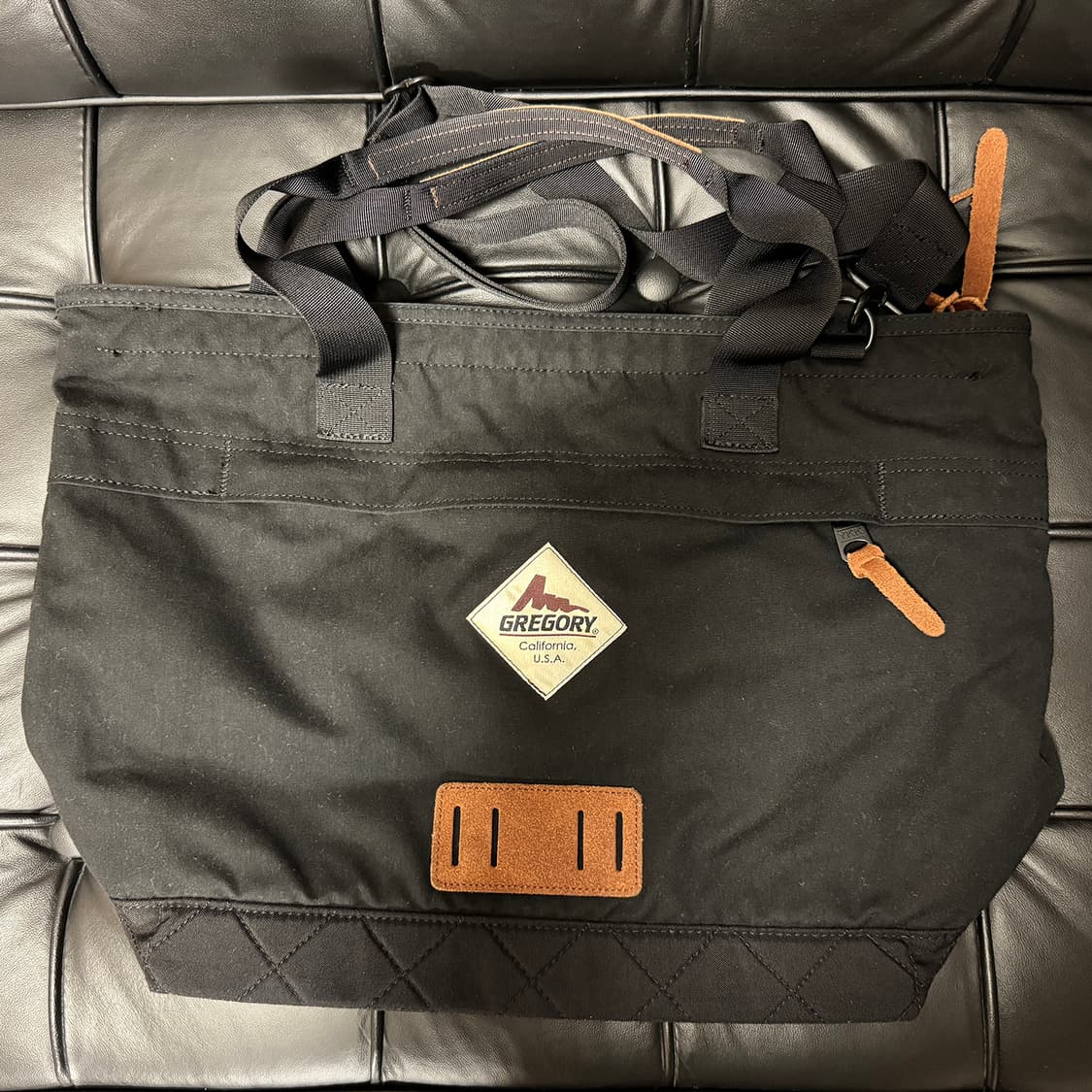 [OS] 그레고리 오리지널 선라이즈 토트 백 - 블랙 상품이미지3