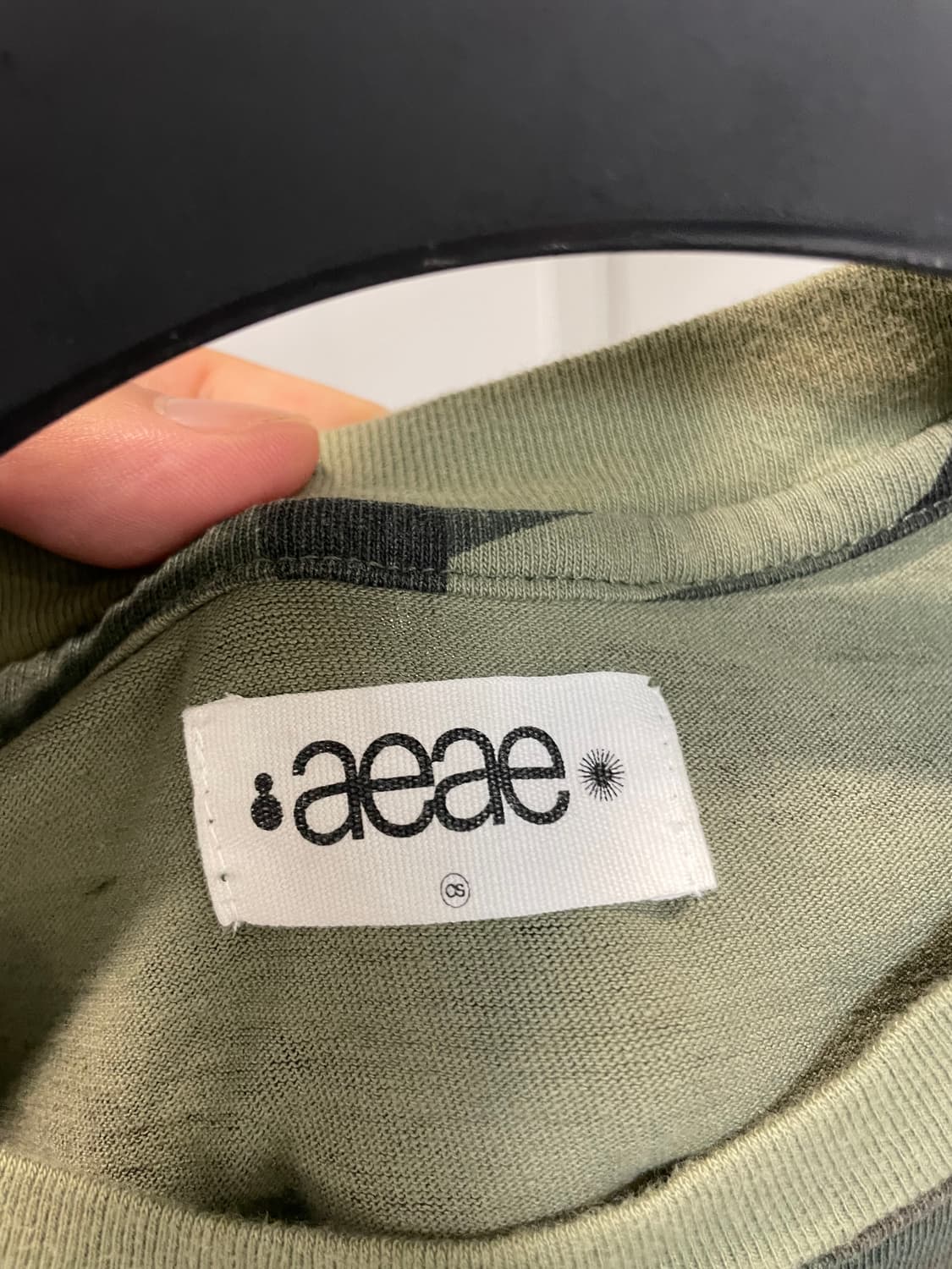 aeae 에이이에이이 크롭 카모 반팔티 상품이미지3