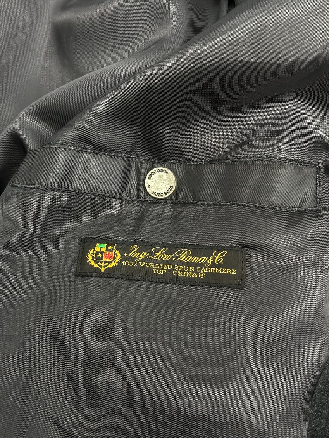 00s 휴고보스 캐시미어 봄버 자켓 XXL 상품이미지6