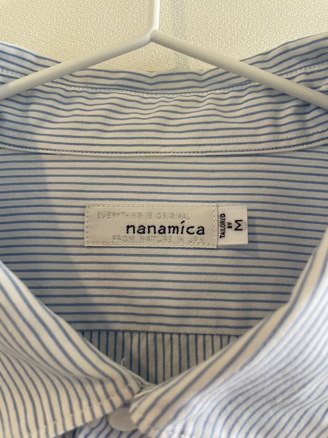 나나미카 윈드셔츠 sax stripe 상품이미지3