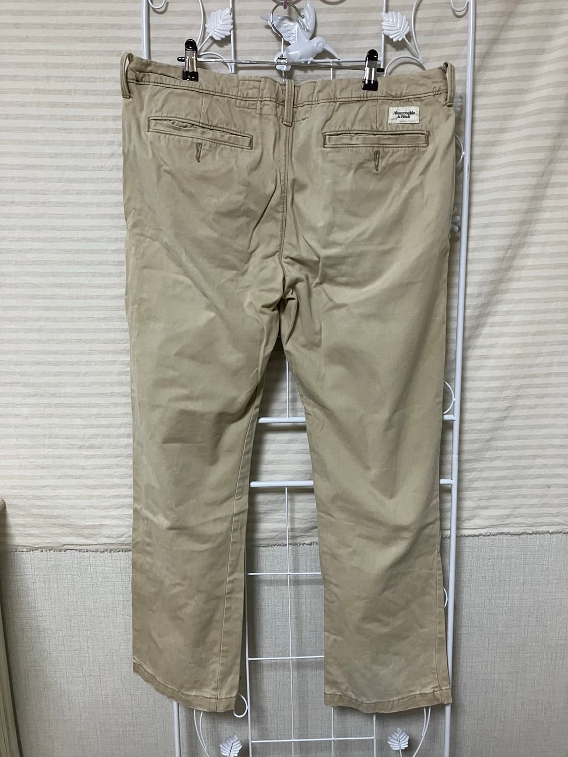 빈티지 아베 크롬비 베이지 데님 팬츠 y2k 스트릿 갸루 펑키 일본빈티지 상품이미지2