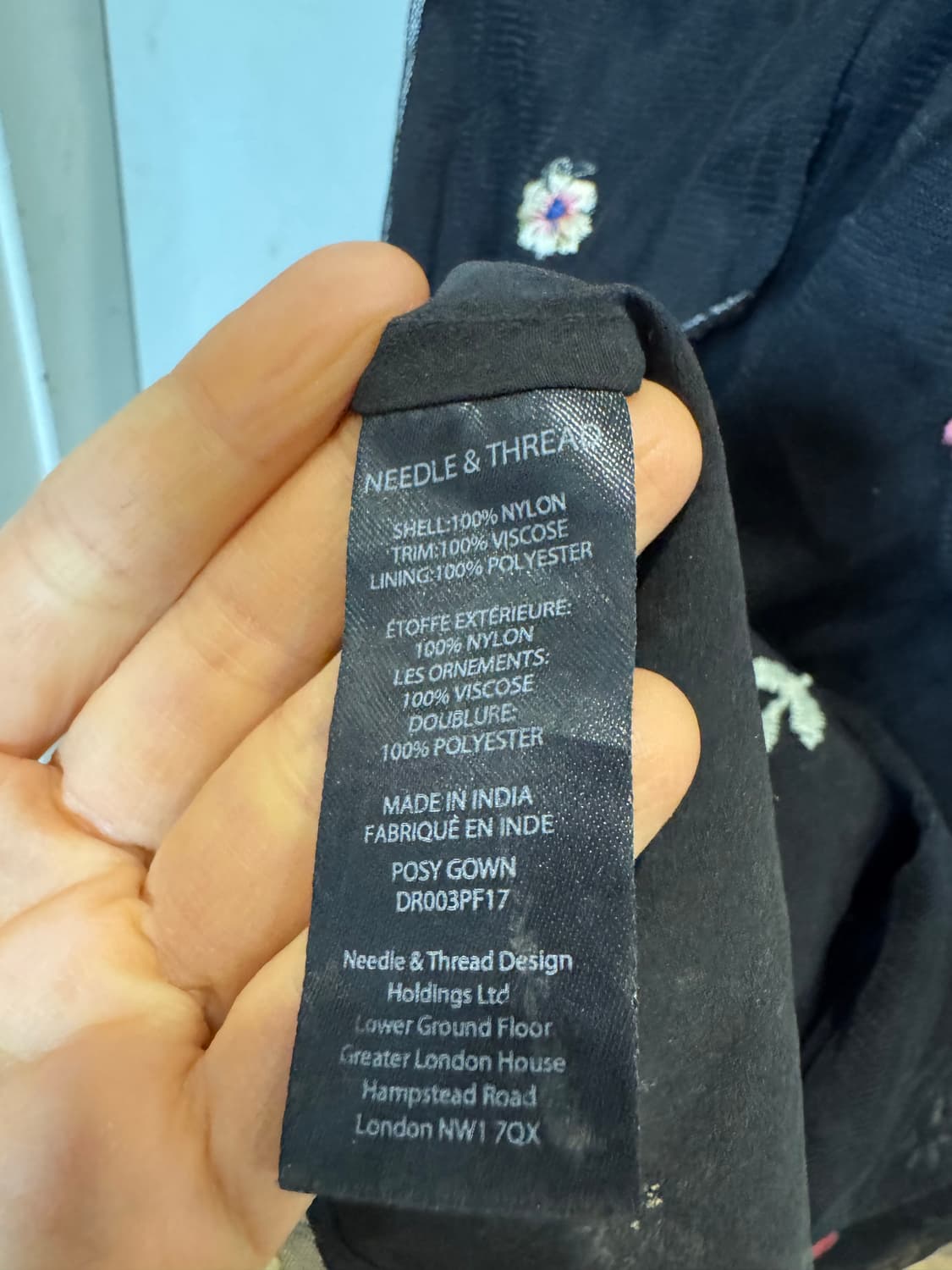 needle&thread니들앤스레드 자수 드레스 상품이미지10