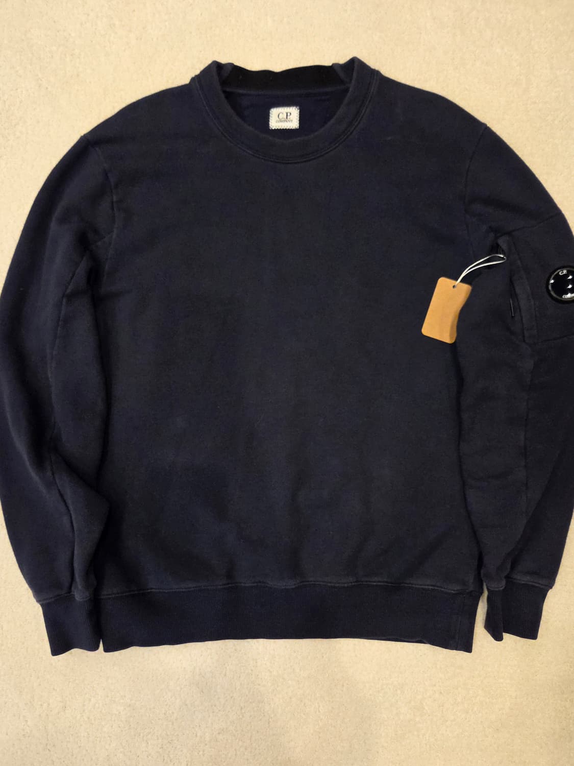 C.P company  렌즈 맨투맨(다크네이비) 씨피컴퍼니 상품이미지1