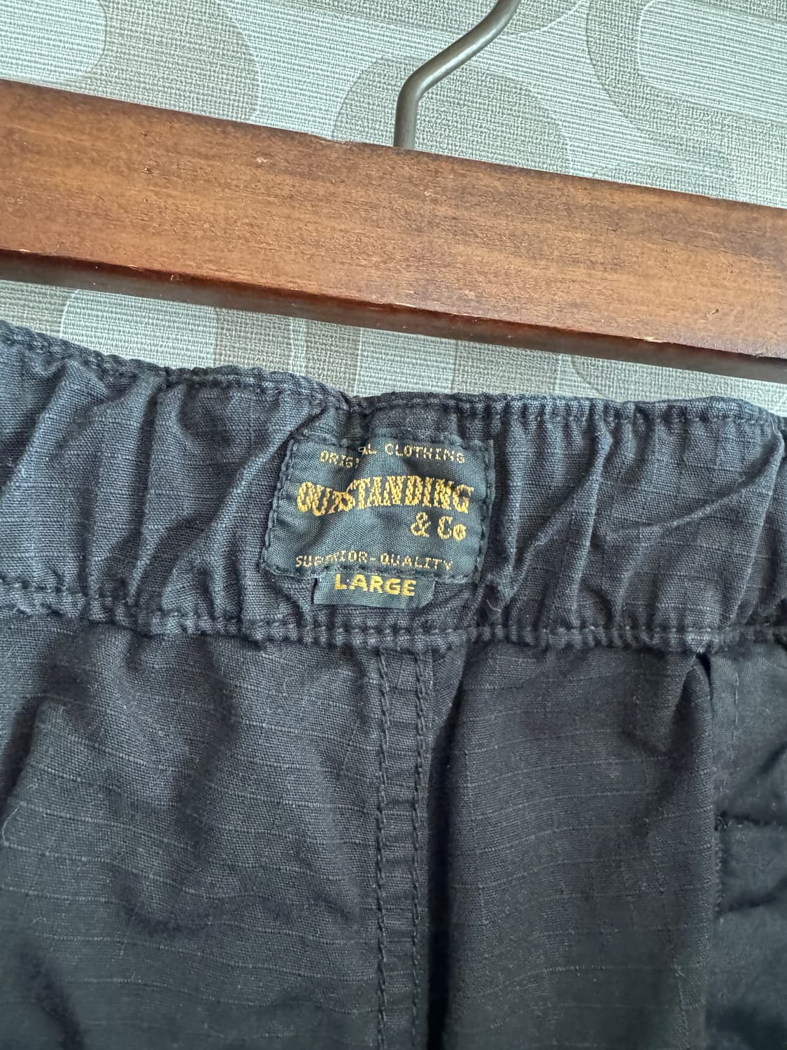 OUTSTANDING 아웃스탠딩 립 스트링 팬츠 L 상품이미지4