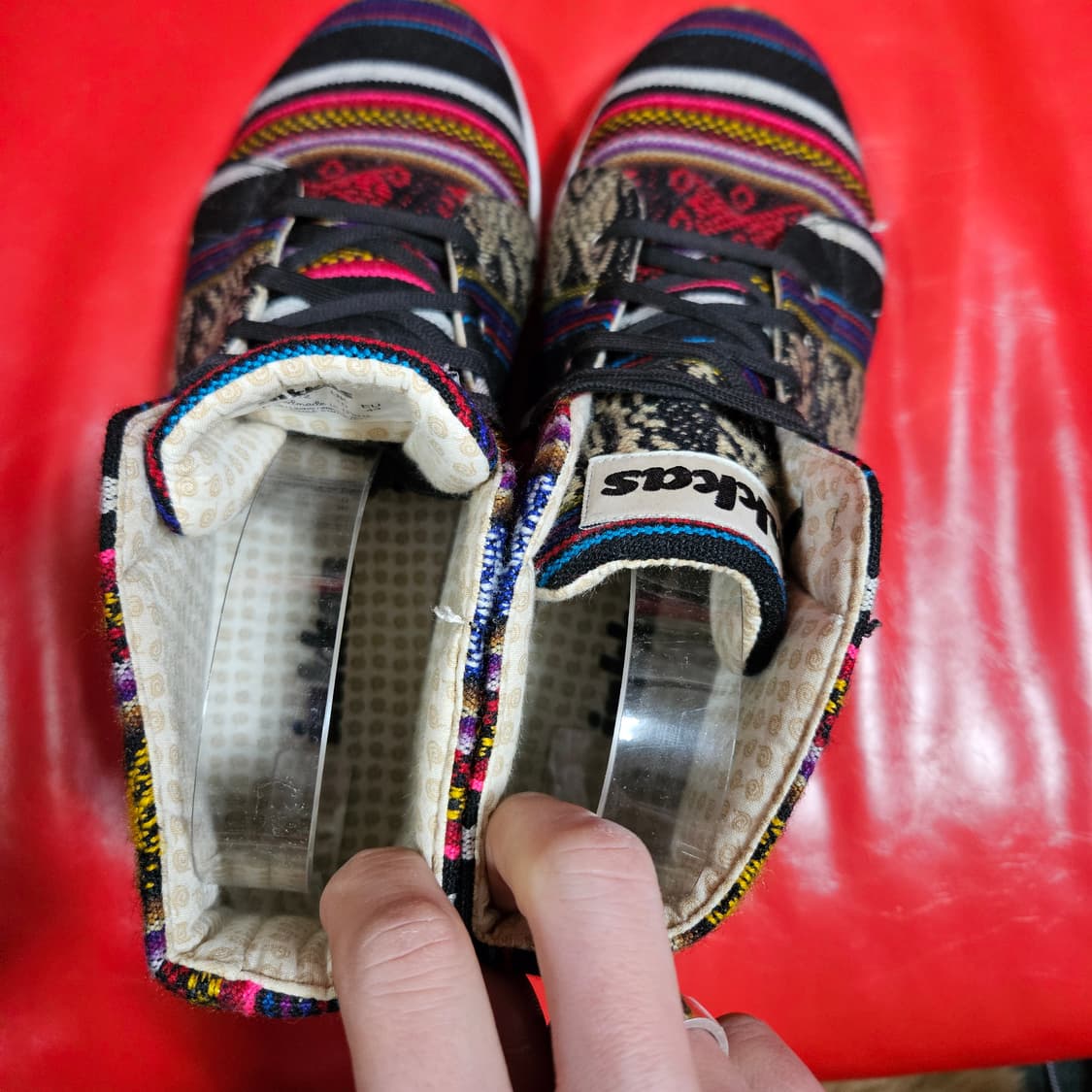 잉카스(Inkkas)in peru 블랙버드 컨버스 스니커즈 43size 상품이미지8