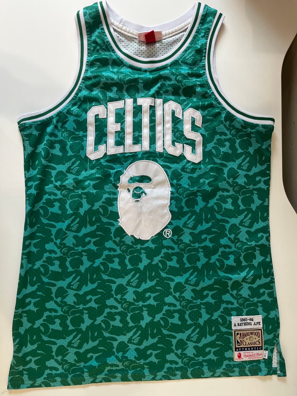 BAPE x Celtics 농구 저지 / L사이즈 / 상태좋음 상품이미지1