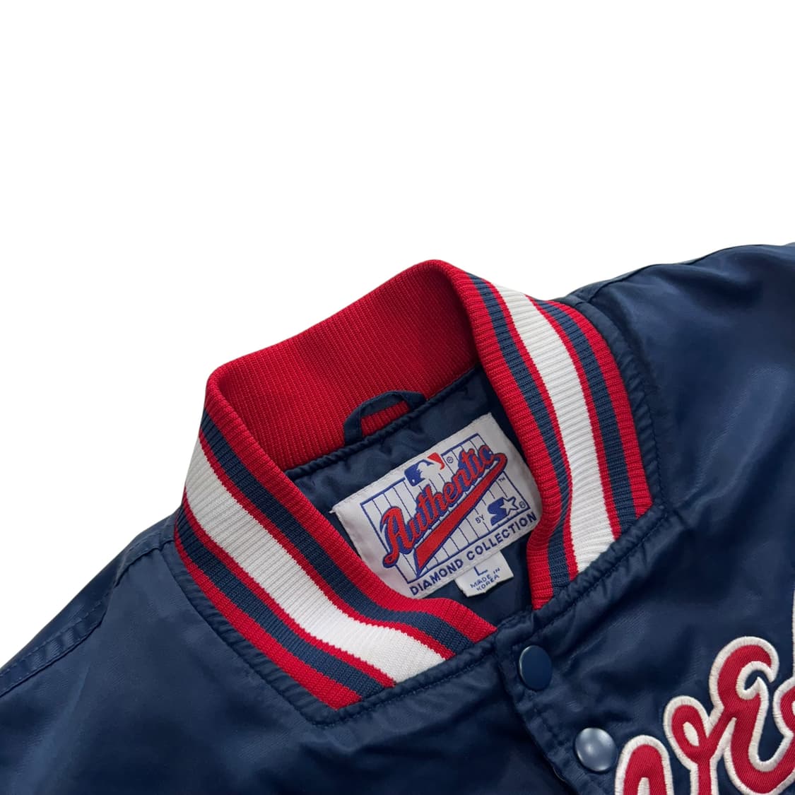 [98] 90's 스타터 'Atlanta Braves' 새틴 자켓 상품이미지3