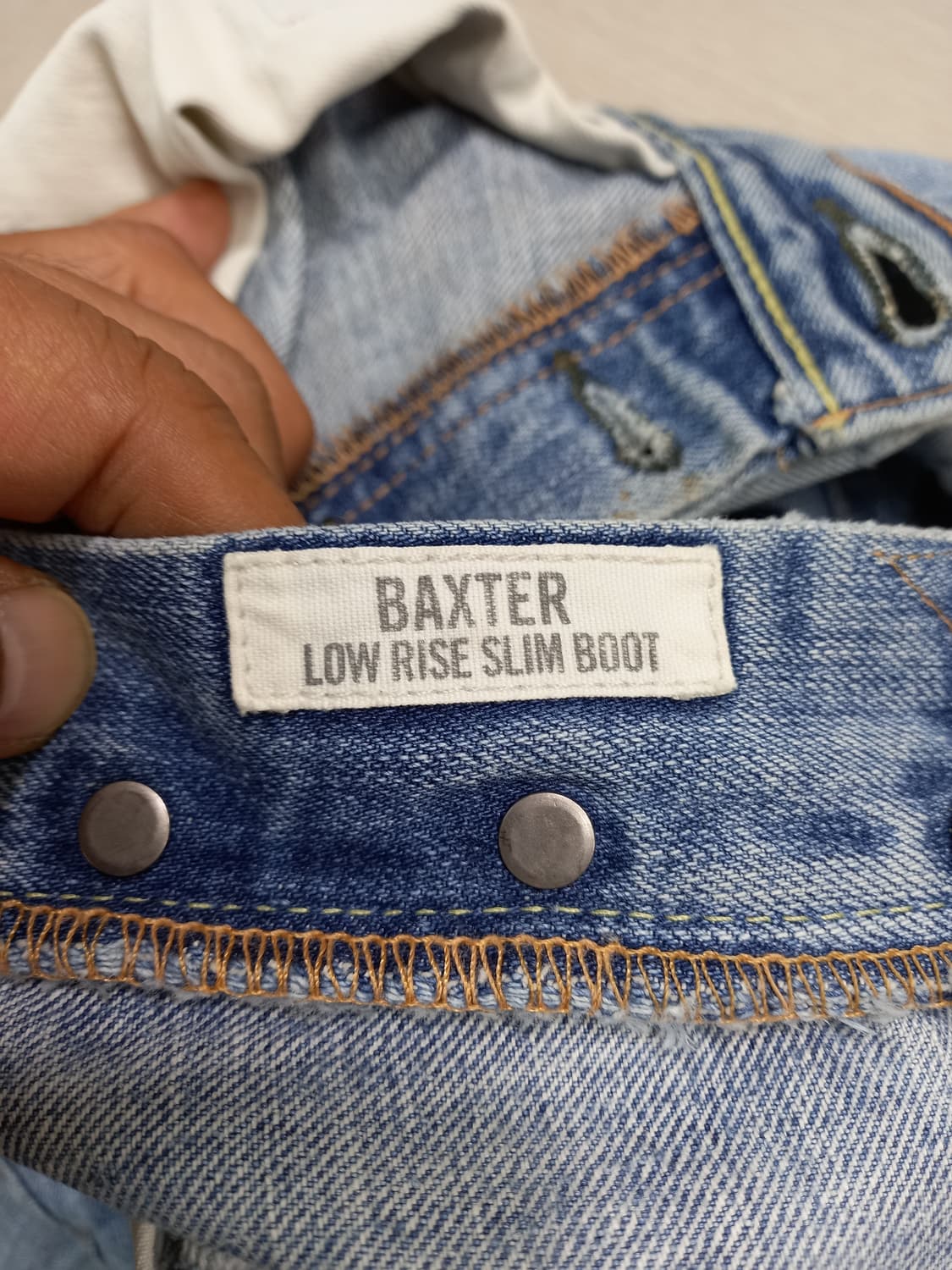 34 Abercrombie Baxter 데미지워싱 리페어진 34-589 상품이미지8