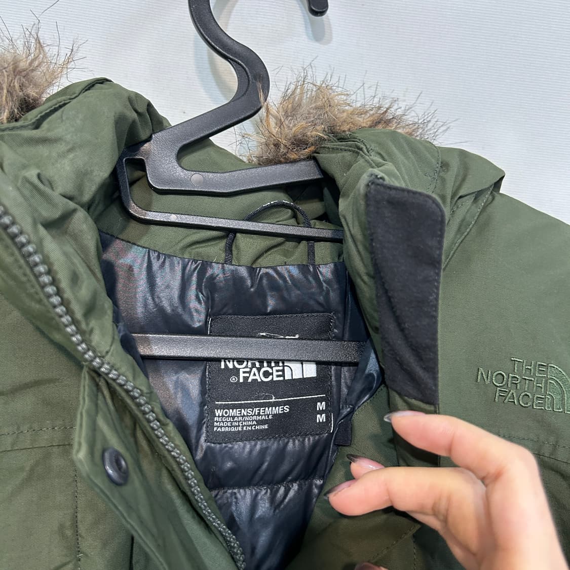 노스페이스 여성 하이벤트 사파리 구스다운 M  상품이미지4
