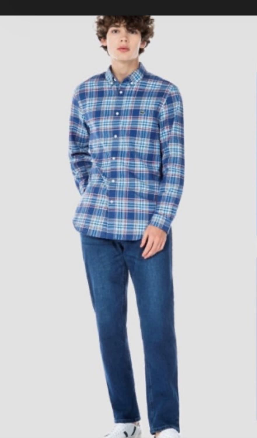 라코스테 테이퍼드 데님 팬츠 상품이미지1