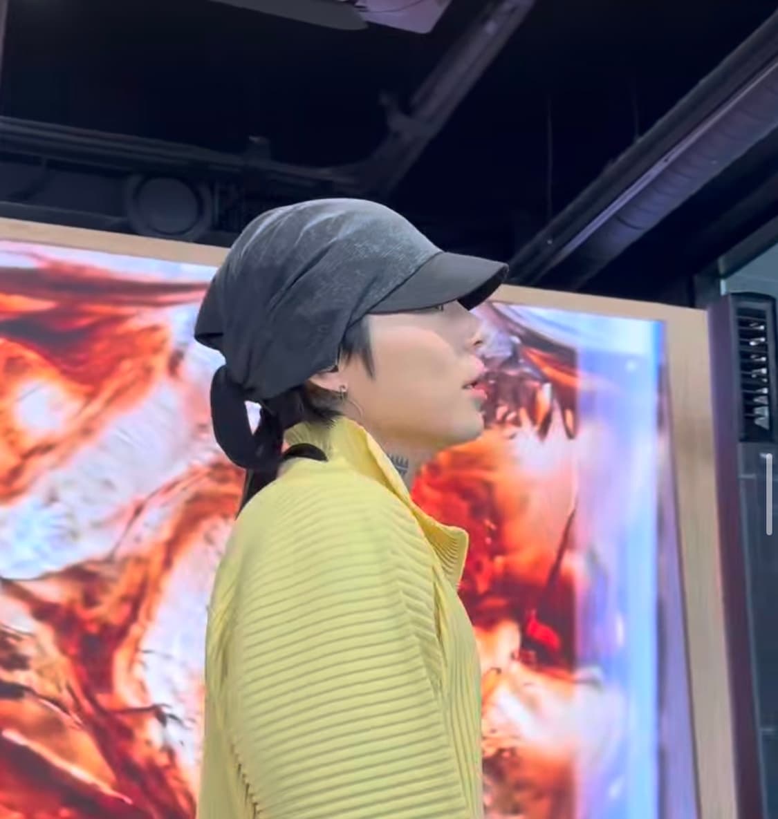 혜인서 레이어드 스카프 캡 상품이미지1