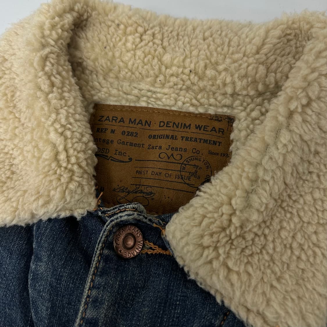 자라 쉐르파 데님 자켓 상품이미지4