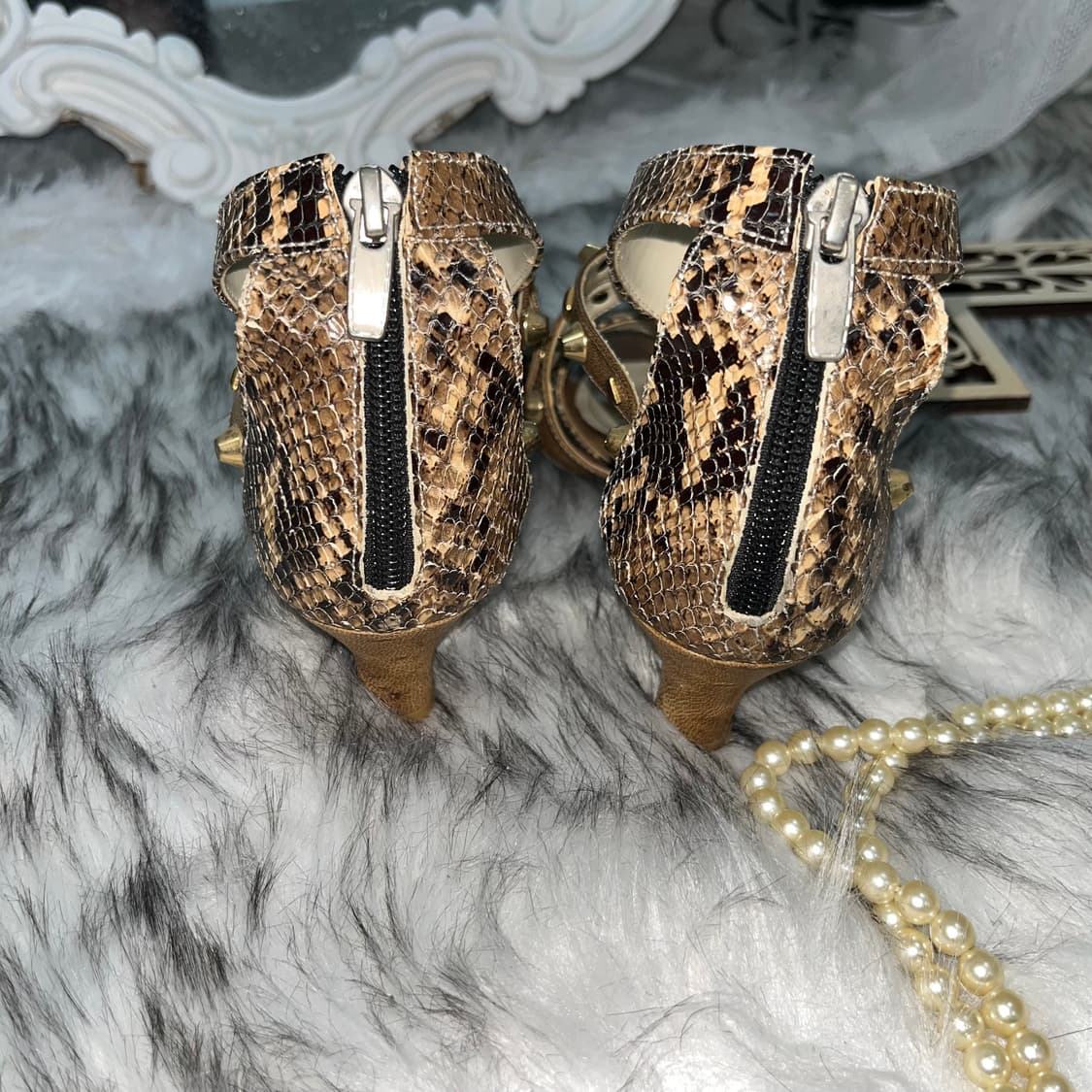 빈티지 파에톤 스터드 샌들힐 상품이미지6