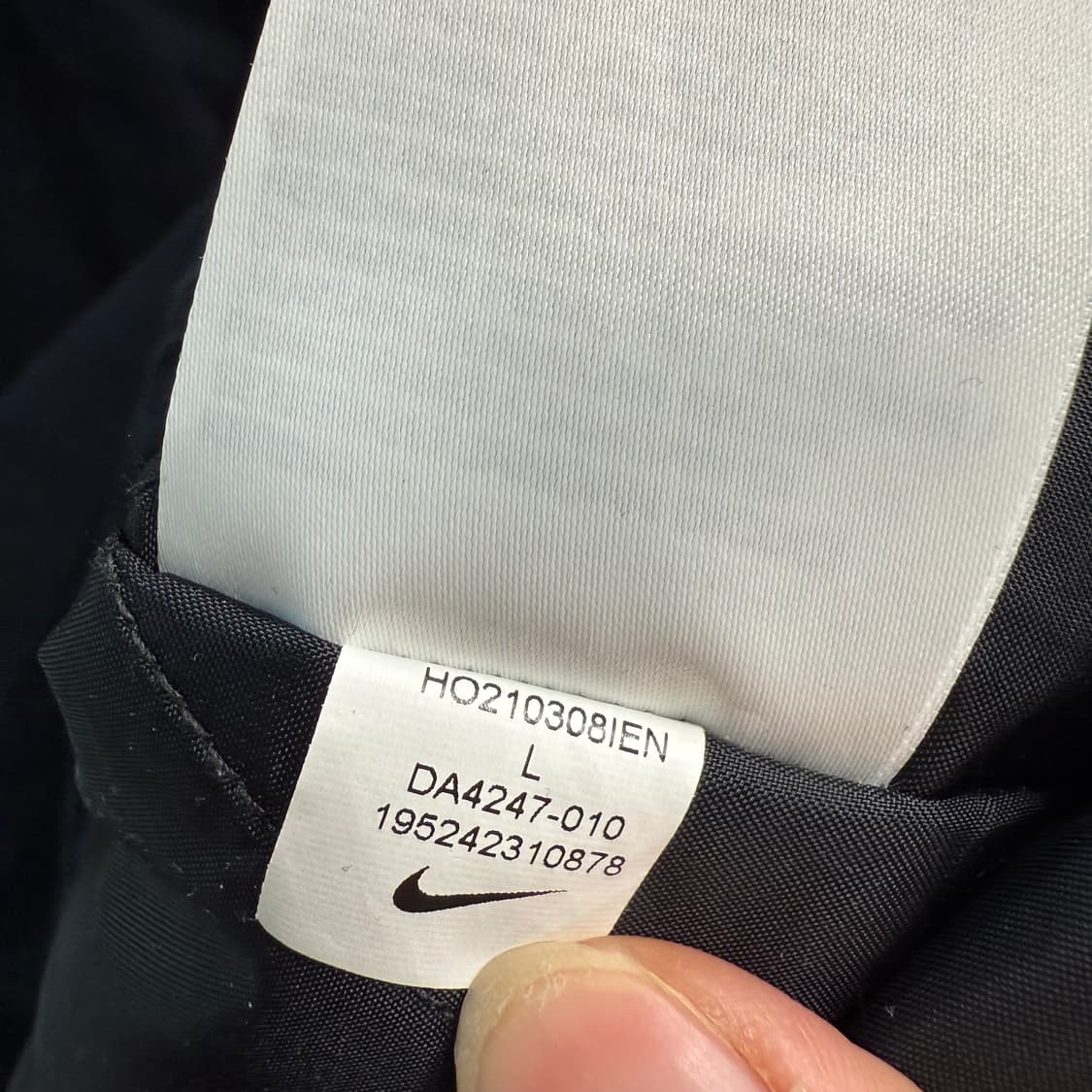 [L] 나이키SB 블랙 퀄팅 자켓 상품이미지7