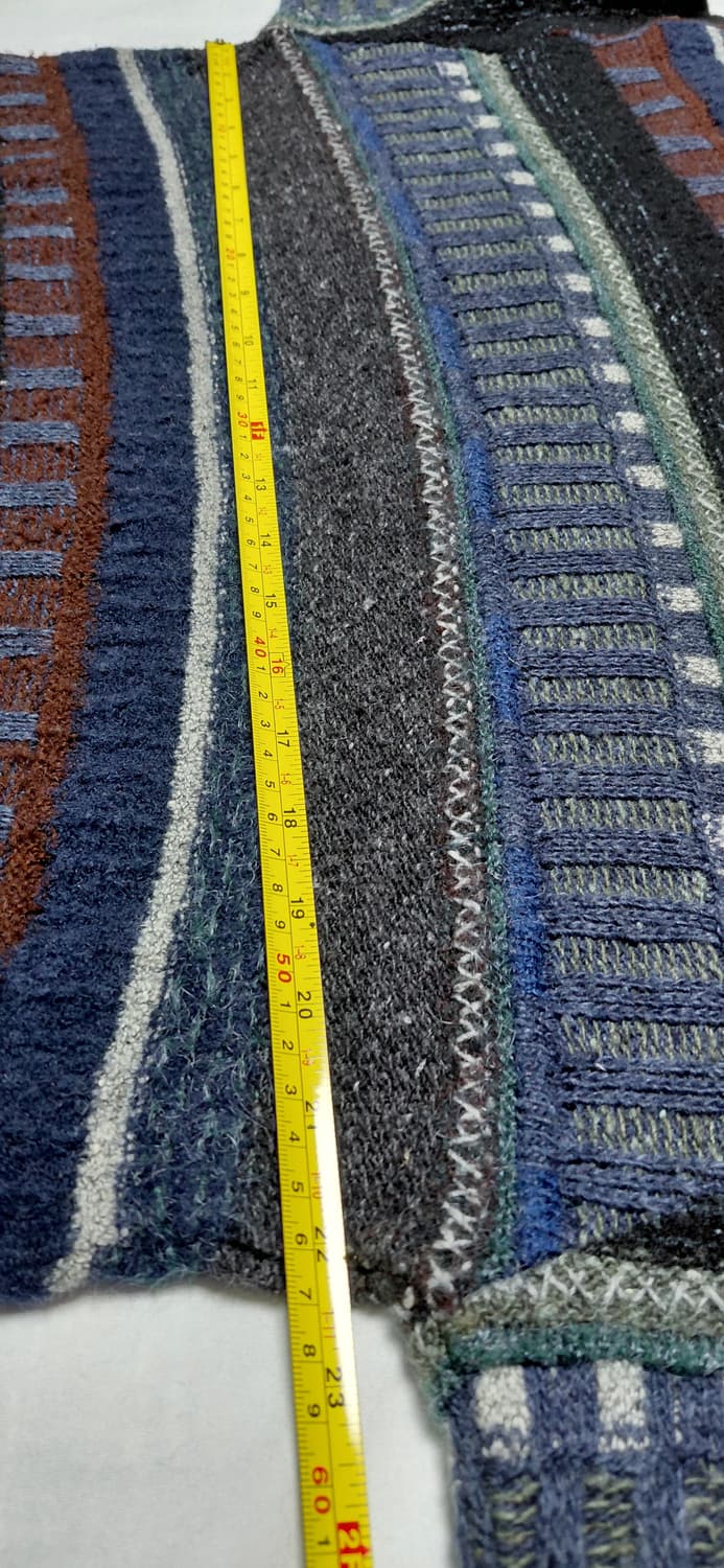 QUATTRO CASTELLA 패턴 니트 스웨터 (L) 상품이미지7