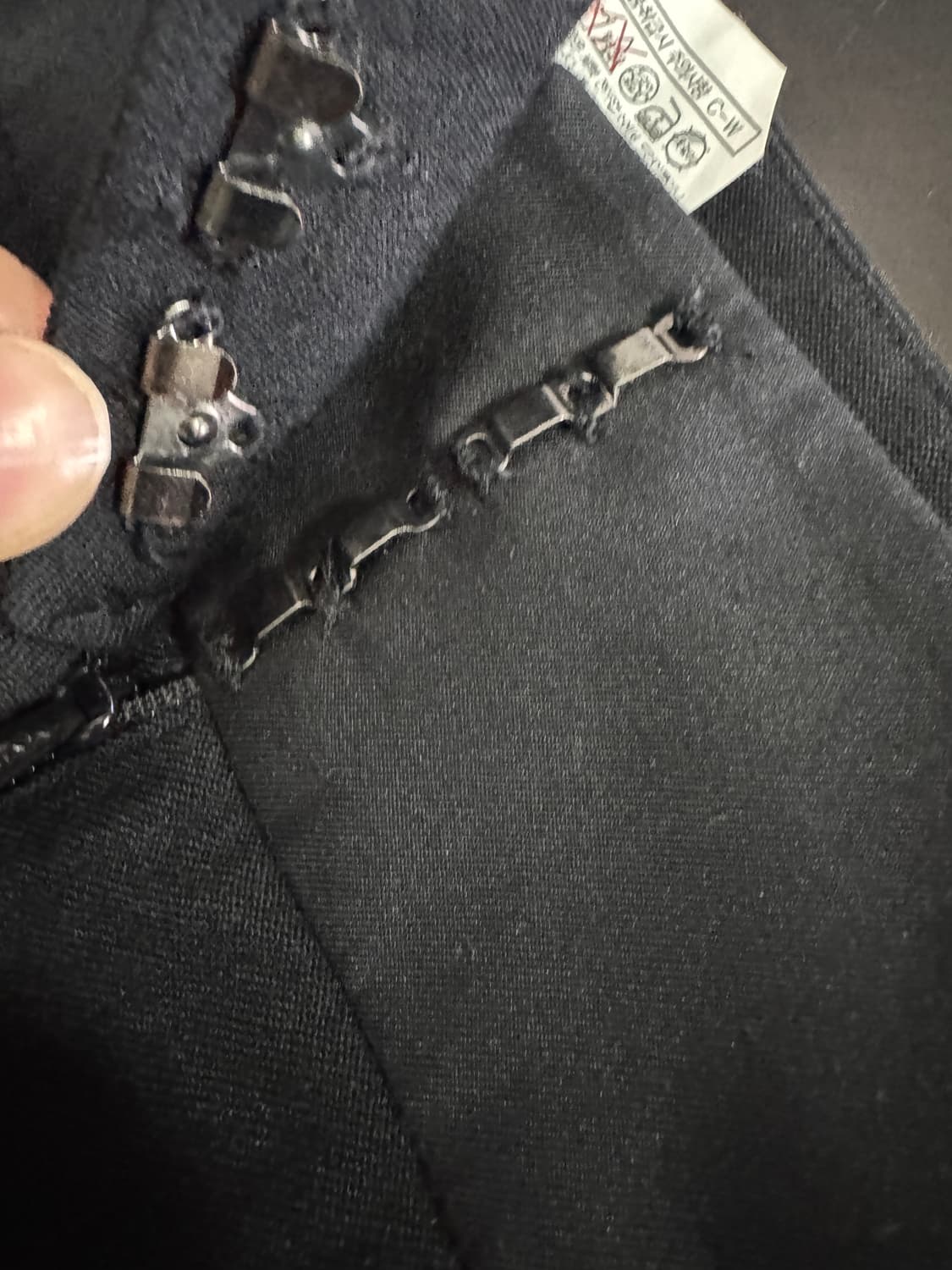 여성 구호 Kuho 모직 울 슬랙스 블랙 29인치 상품이미지4