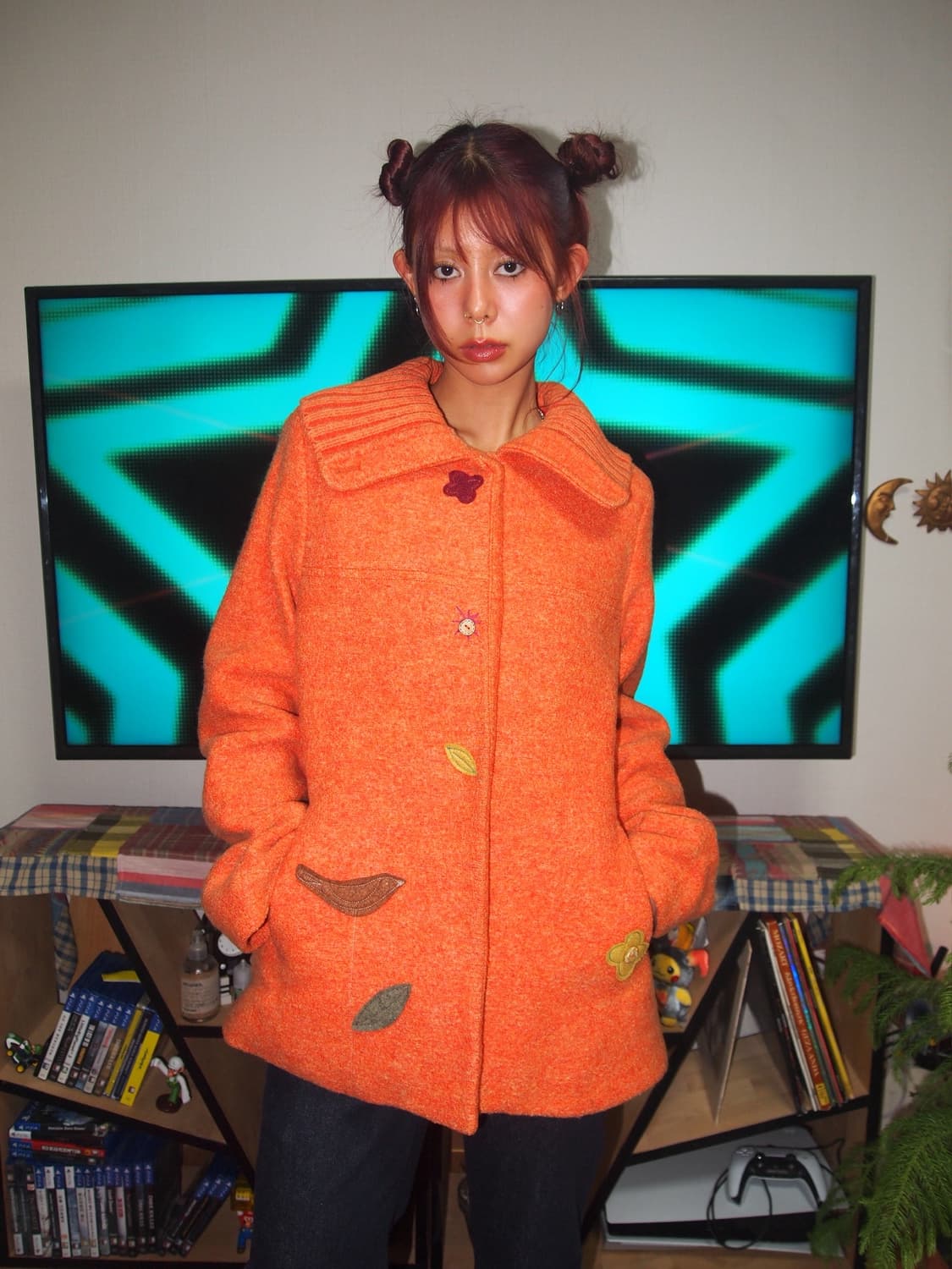 GIVY 기비 90s 울 포인트 자켓 상품이미지1