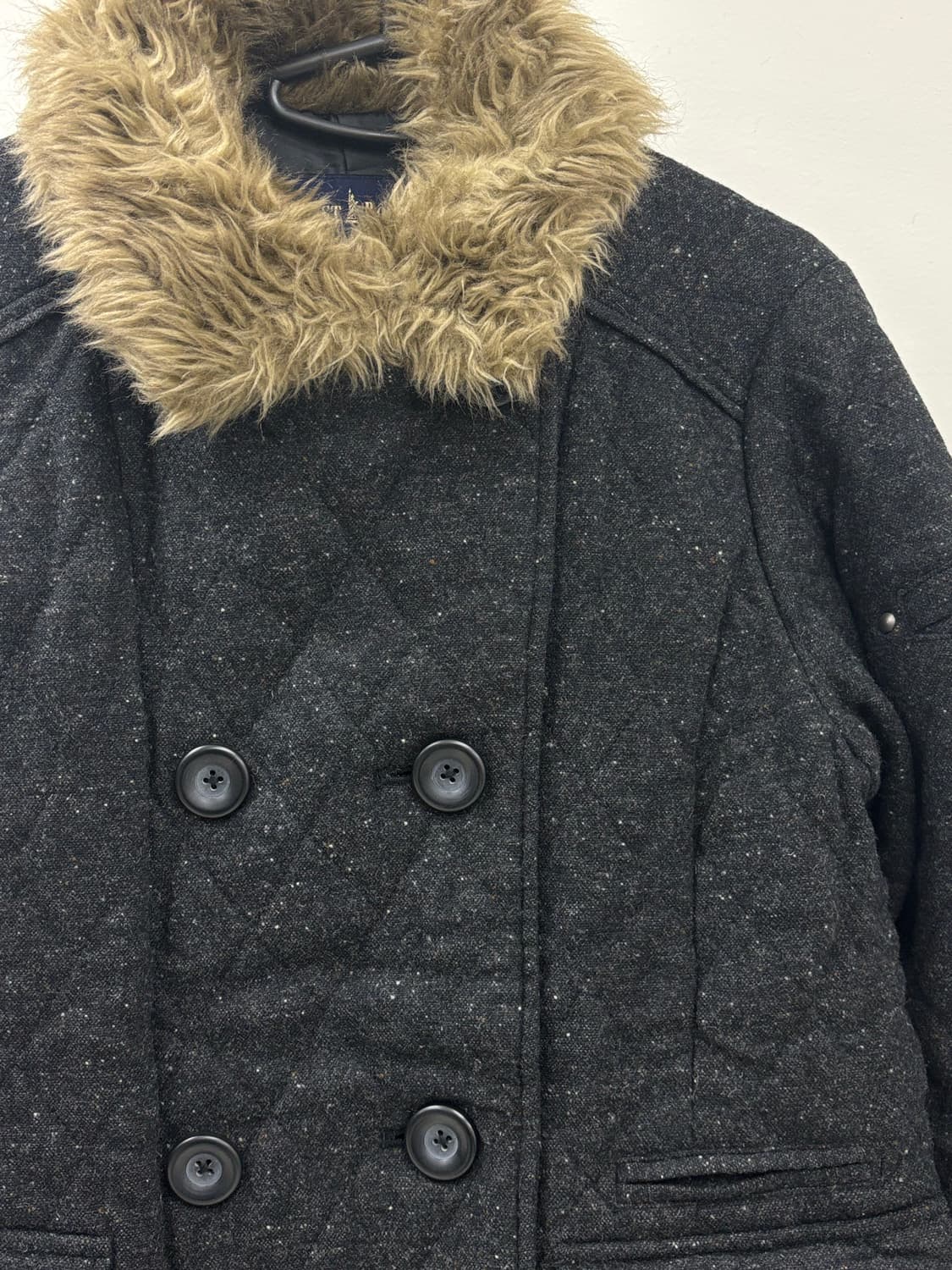 빈티지 차콜 울 자켓 점퍼 상품이미지6