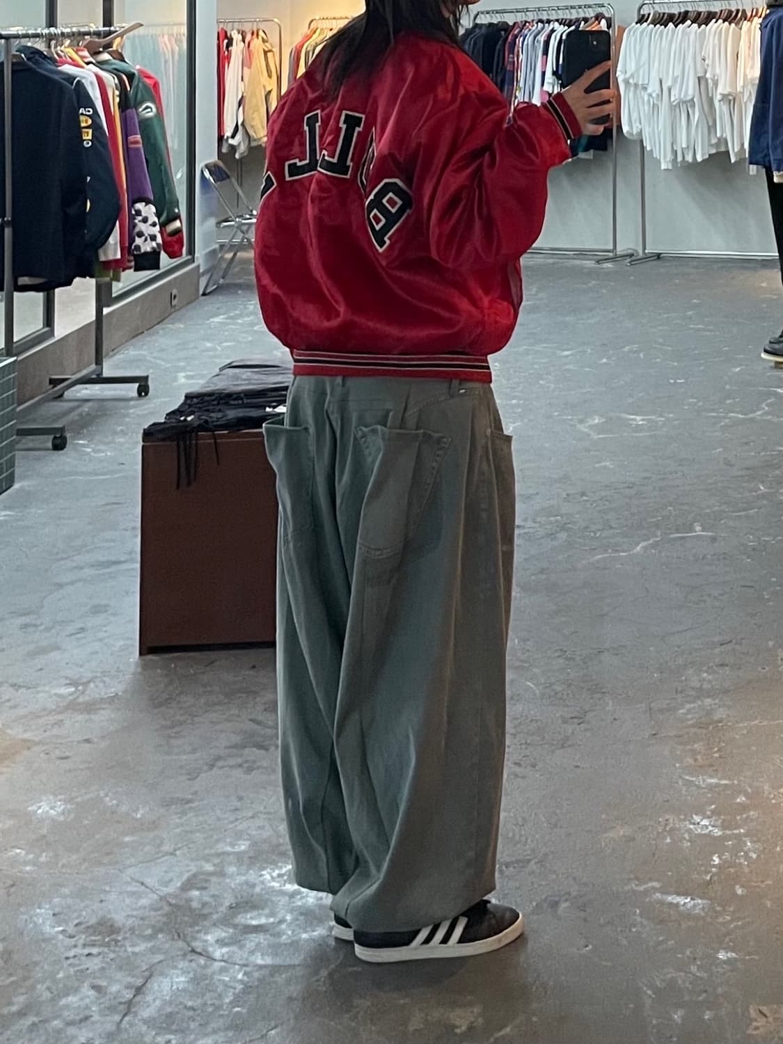 90s 시카고불스 빈티지 새틴 자켓 H1145 상품이미지2