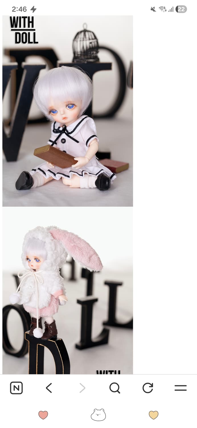 위드돌 포켓 BWD 사이즈 구체관절 구관 인형 상품이미지2