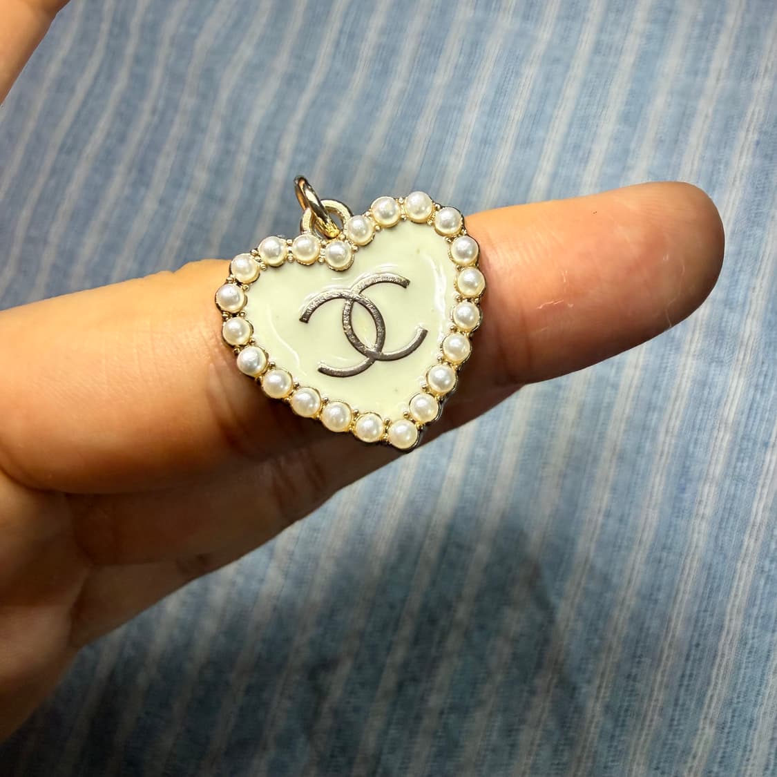 업사이클링 팬던트 화이트진주 상품이미지1