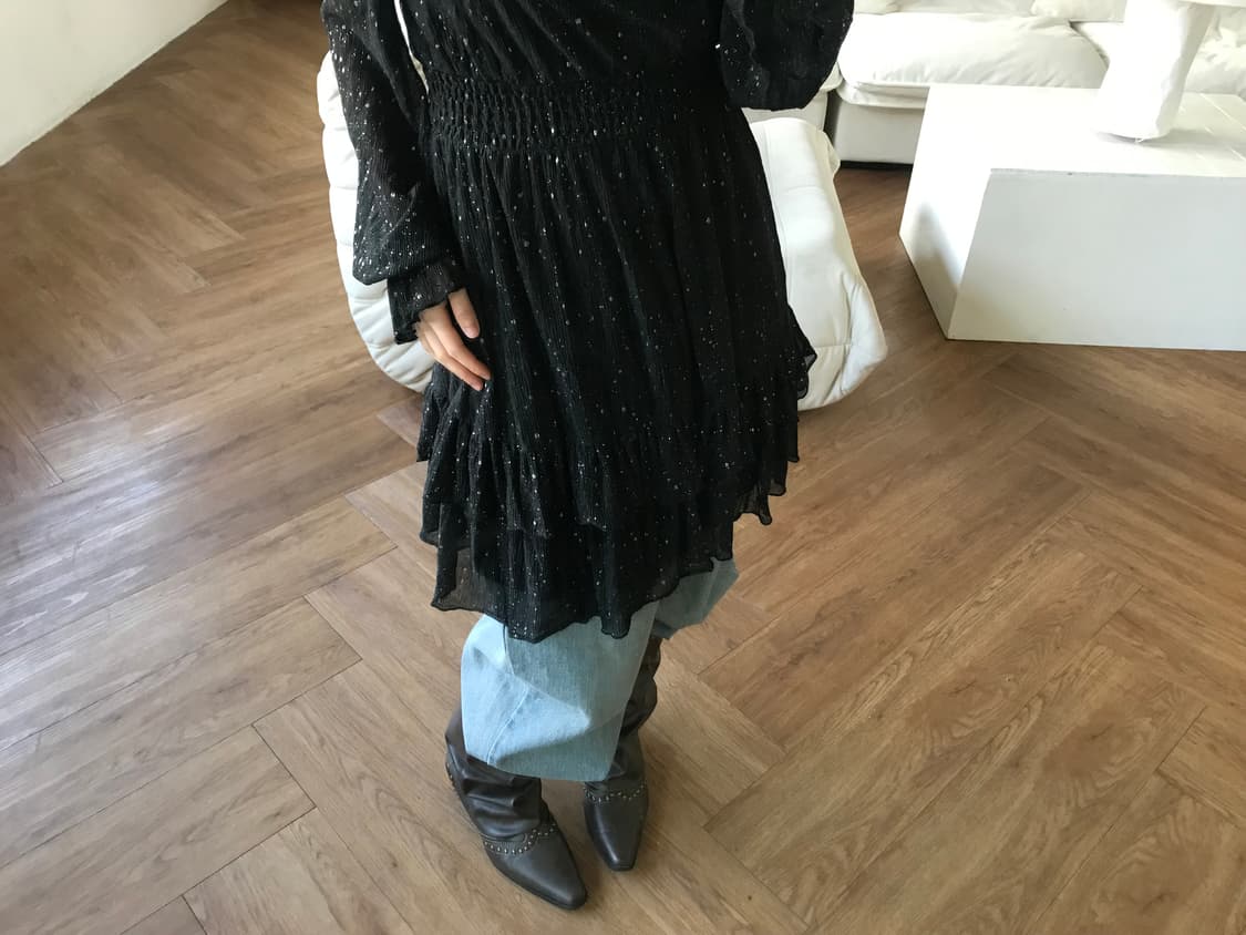 vintage pearl one-piece 상품이미지4