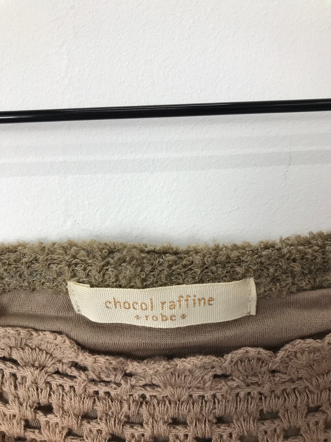 Jpn Beige MoriGirl Crochet Lace Onepiece 상품이미지5