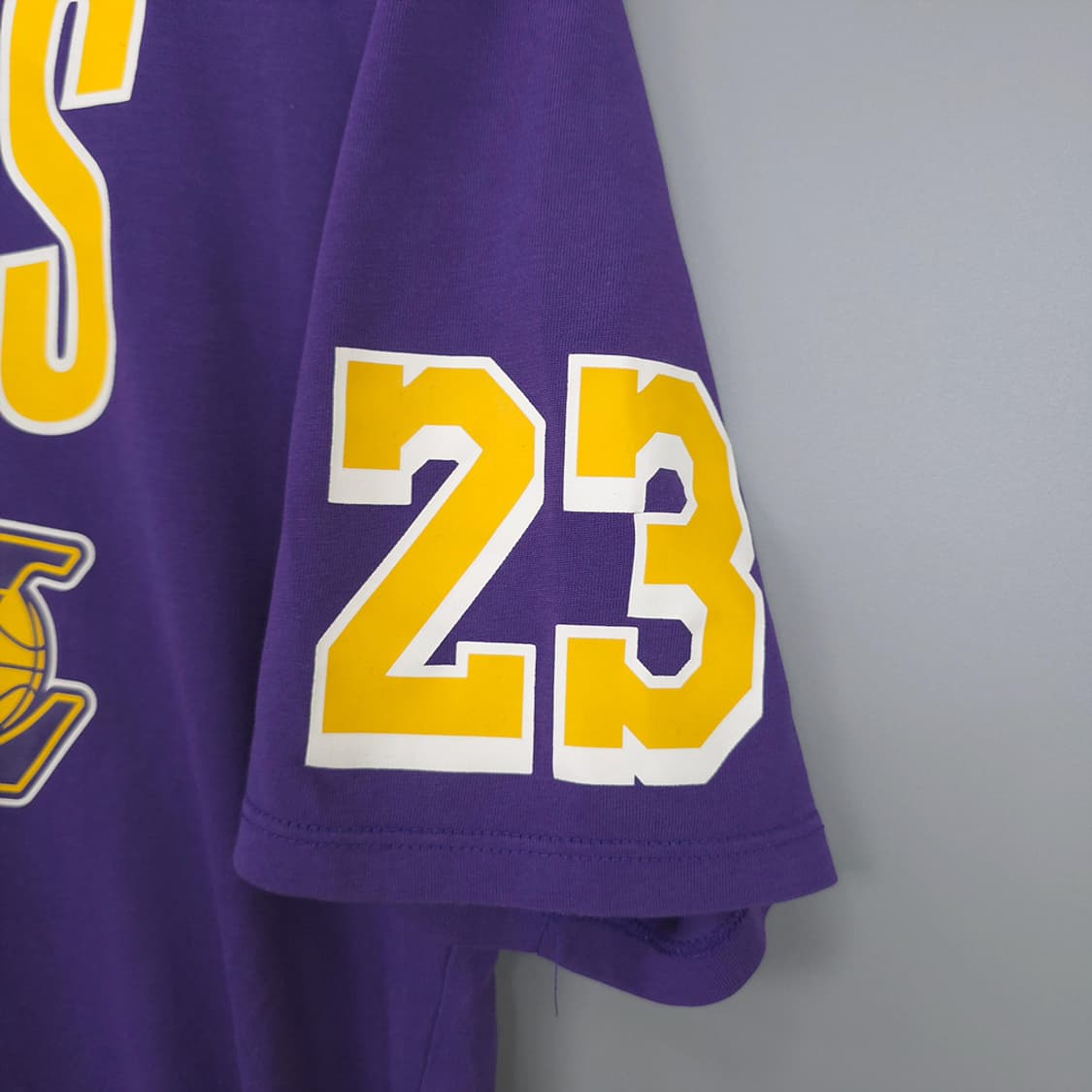 나이키 Nike NBA 르브론 제임스 레이커스 반팔티 퍼플 M 상품이미지4