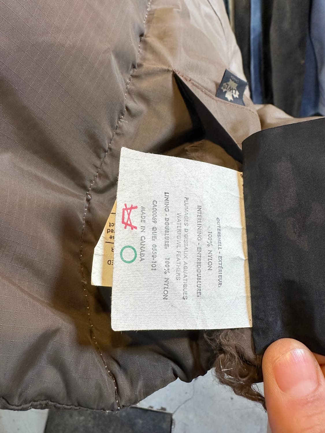 80s Sportchief 나일론 립스탁 덕다운 베스트 상품이미지10