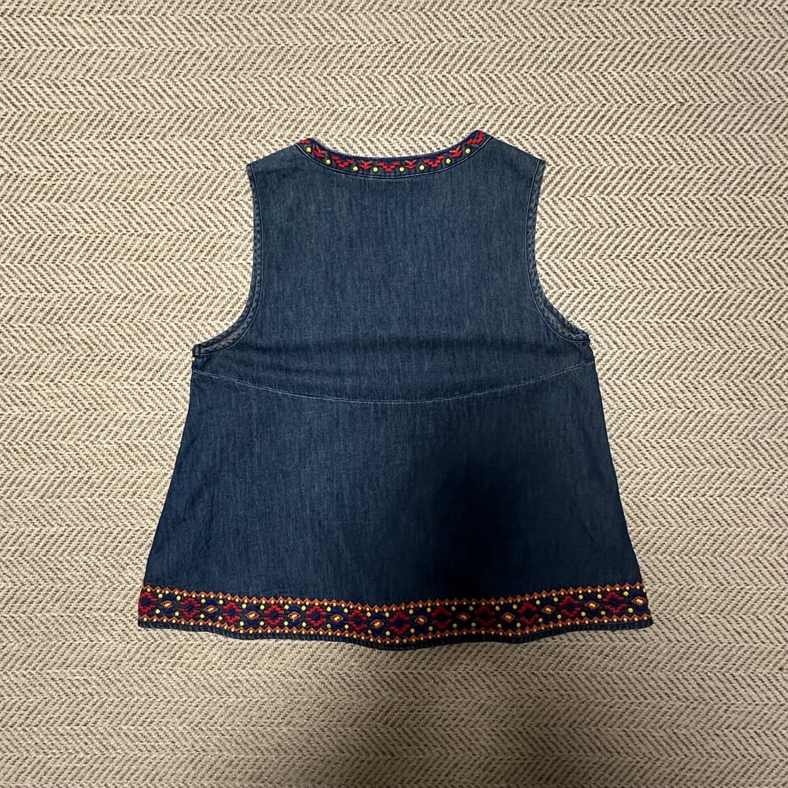 GAP india made denim vest 상품이미지2