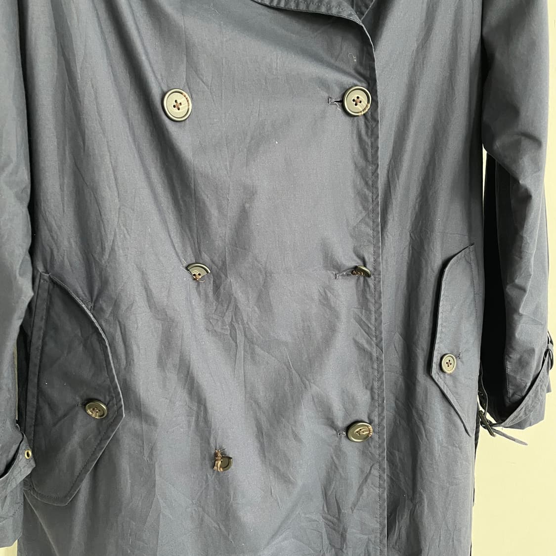 폴로 랄프로렌 네이비 더블 트렌치 코트 상품이미지4