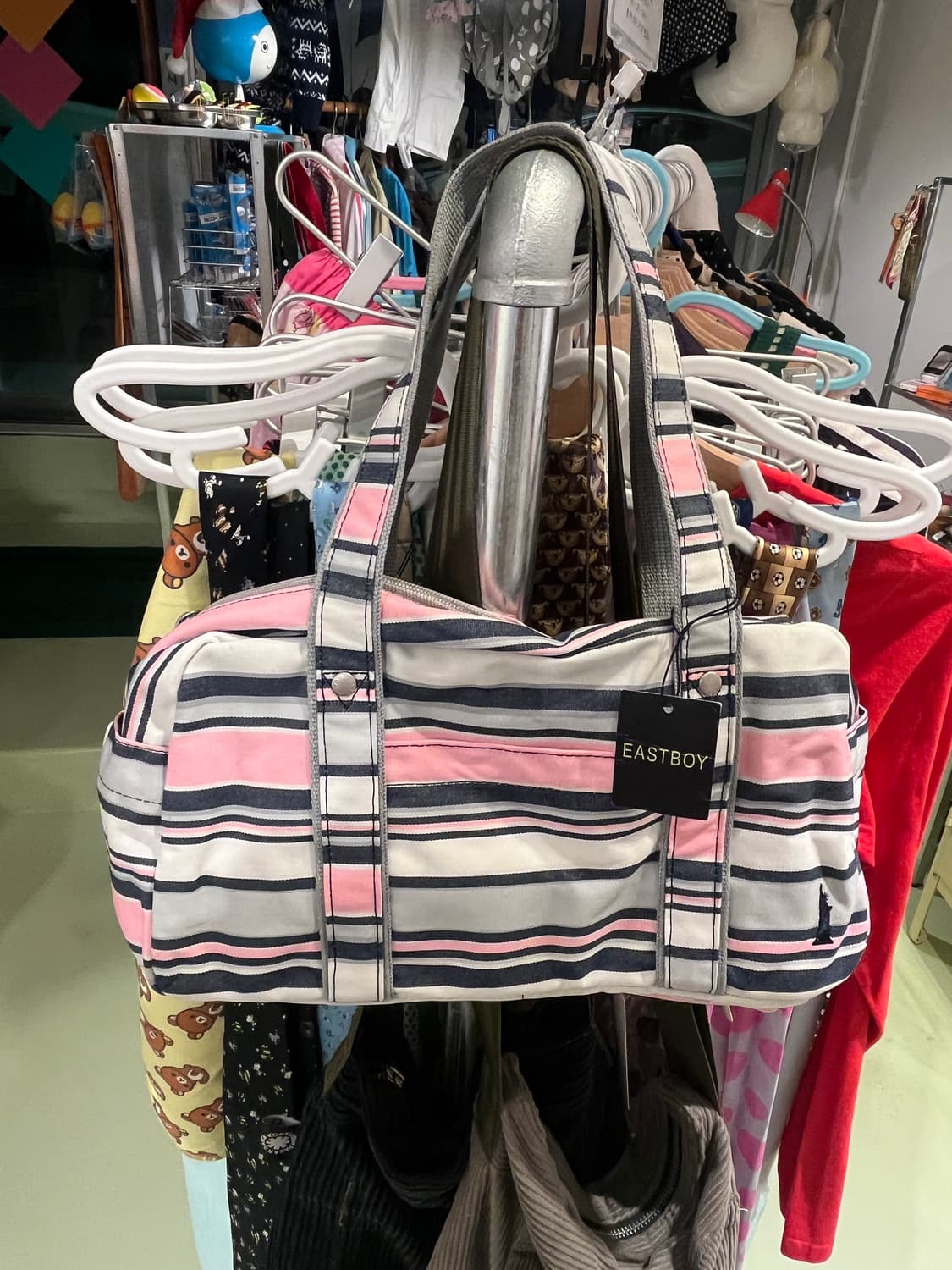 이스트보이 스트라이프 핸드백 🍬 상품이미지10