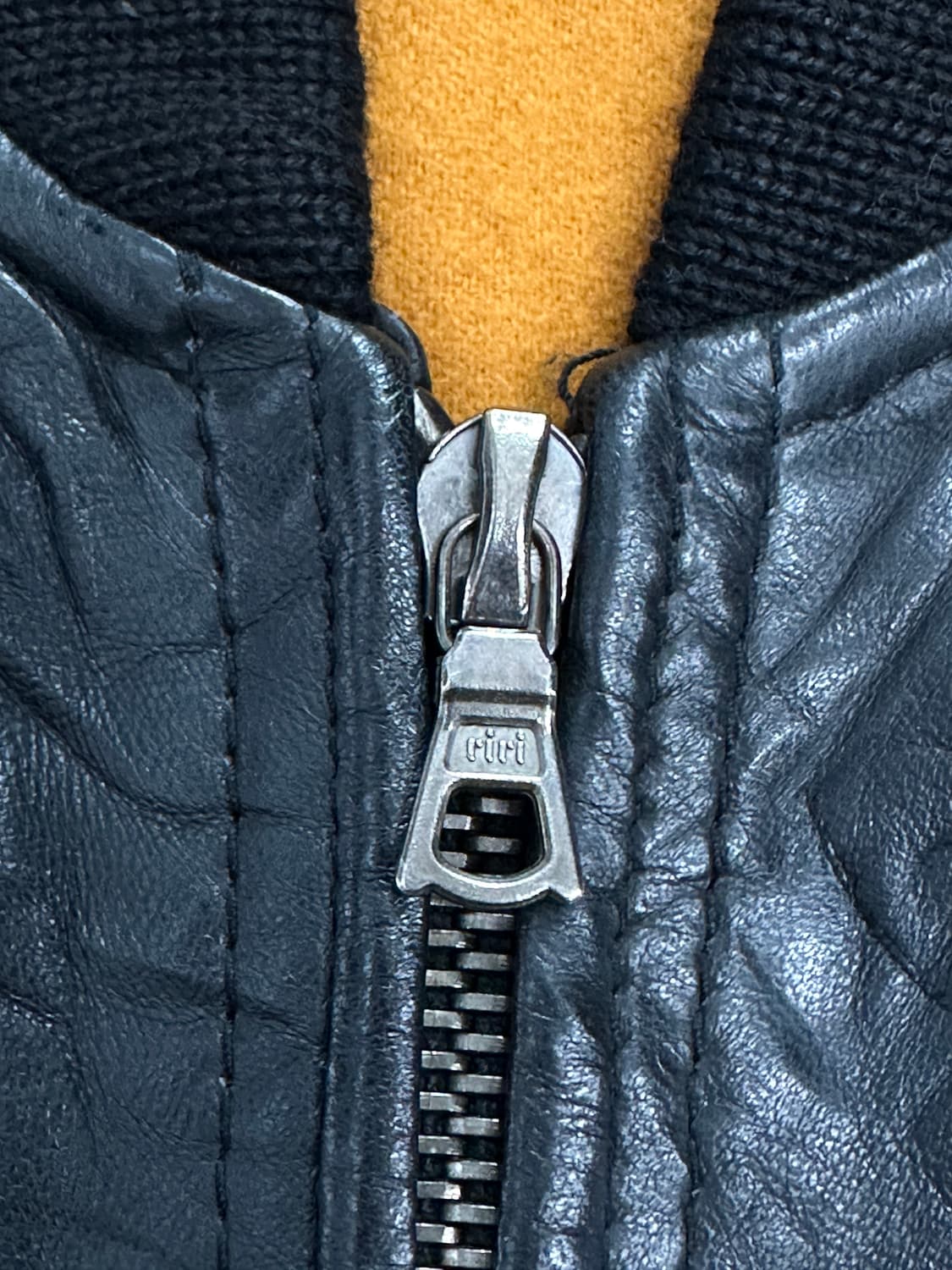 80s HugoBoss 레더 봄버 자켓 XL 상품이미지6