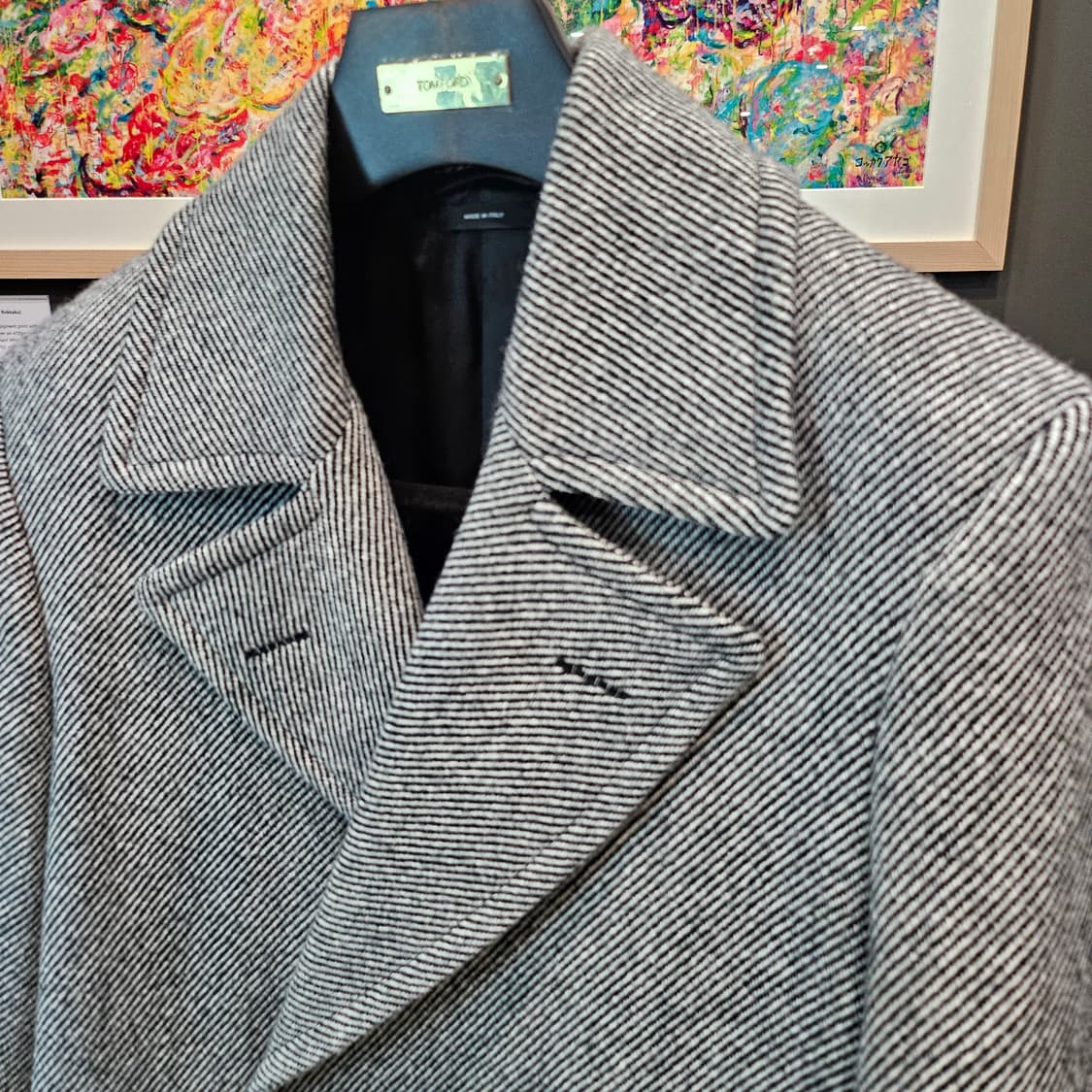 톰포드 더블브레스티드 헤링본 신상 코트 상품이미지4