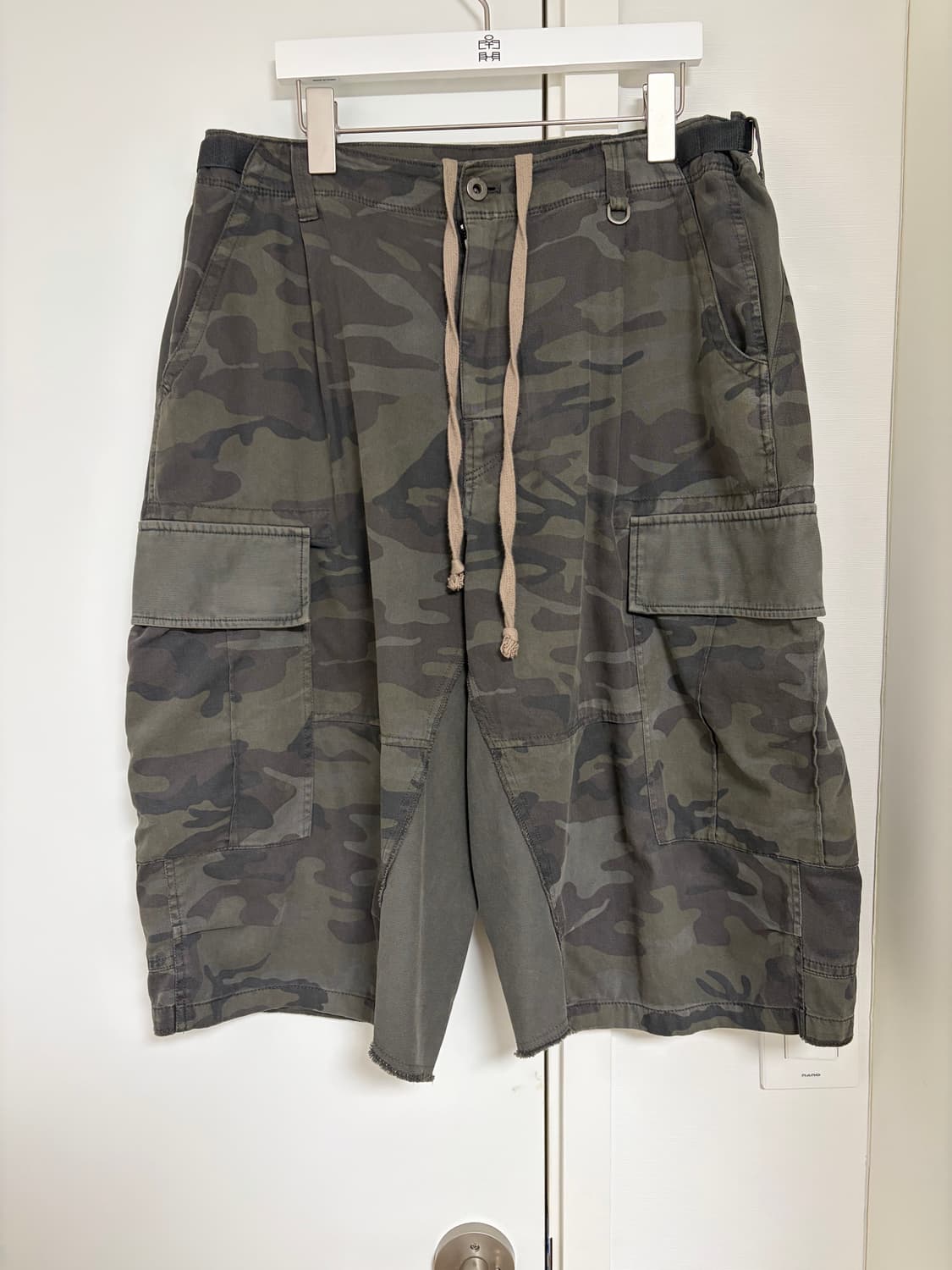 폴리테루 카고 버뮤다 팬츠 카모 올리브 상품이미지1
