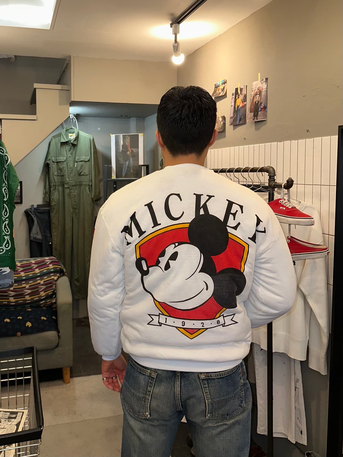 90’s Disney Mickey reversible jacket 상품이미지1