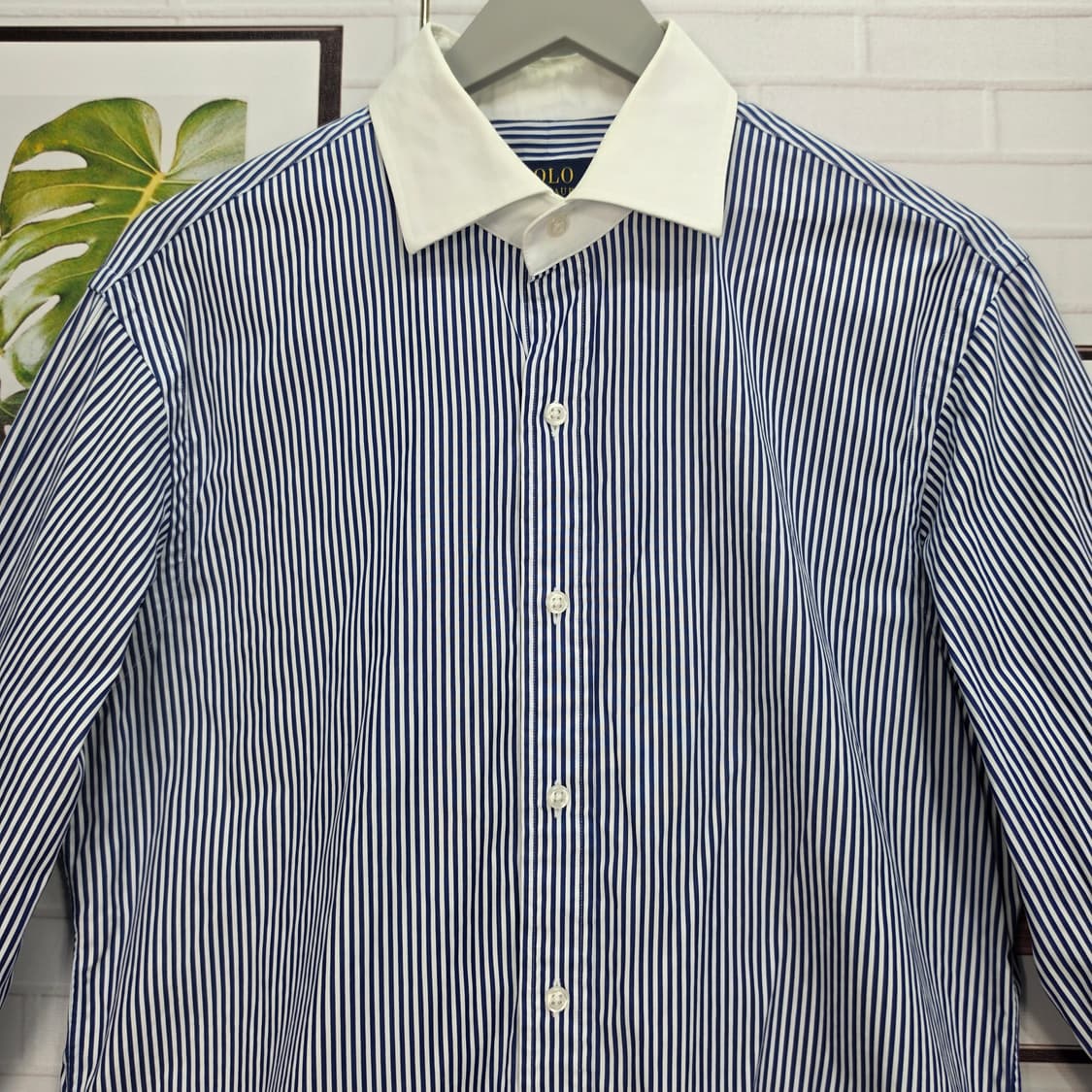 폴로랄프로렌 클래식핏 스트라이프 긴팔 셔츠 남방 M(170/92A)사이즈 상품이미지3