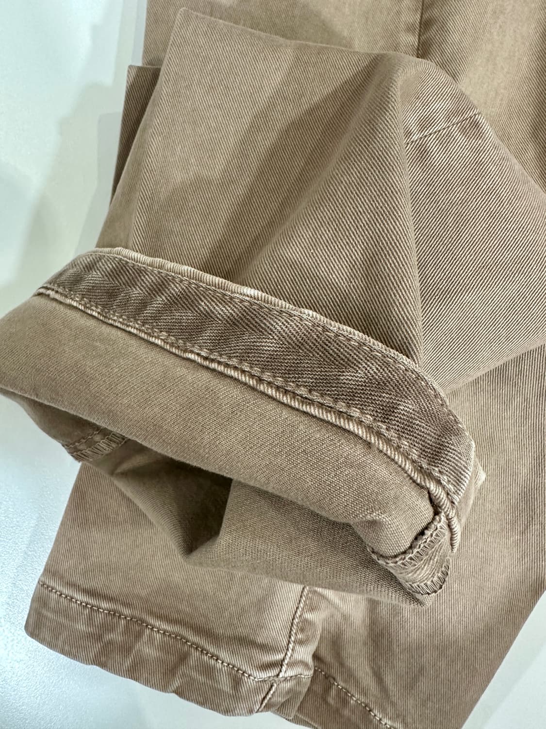 키톤 나폴리 새상품 데님 팬츠 브라운 31 상품이미지10