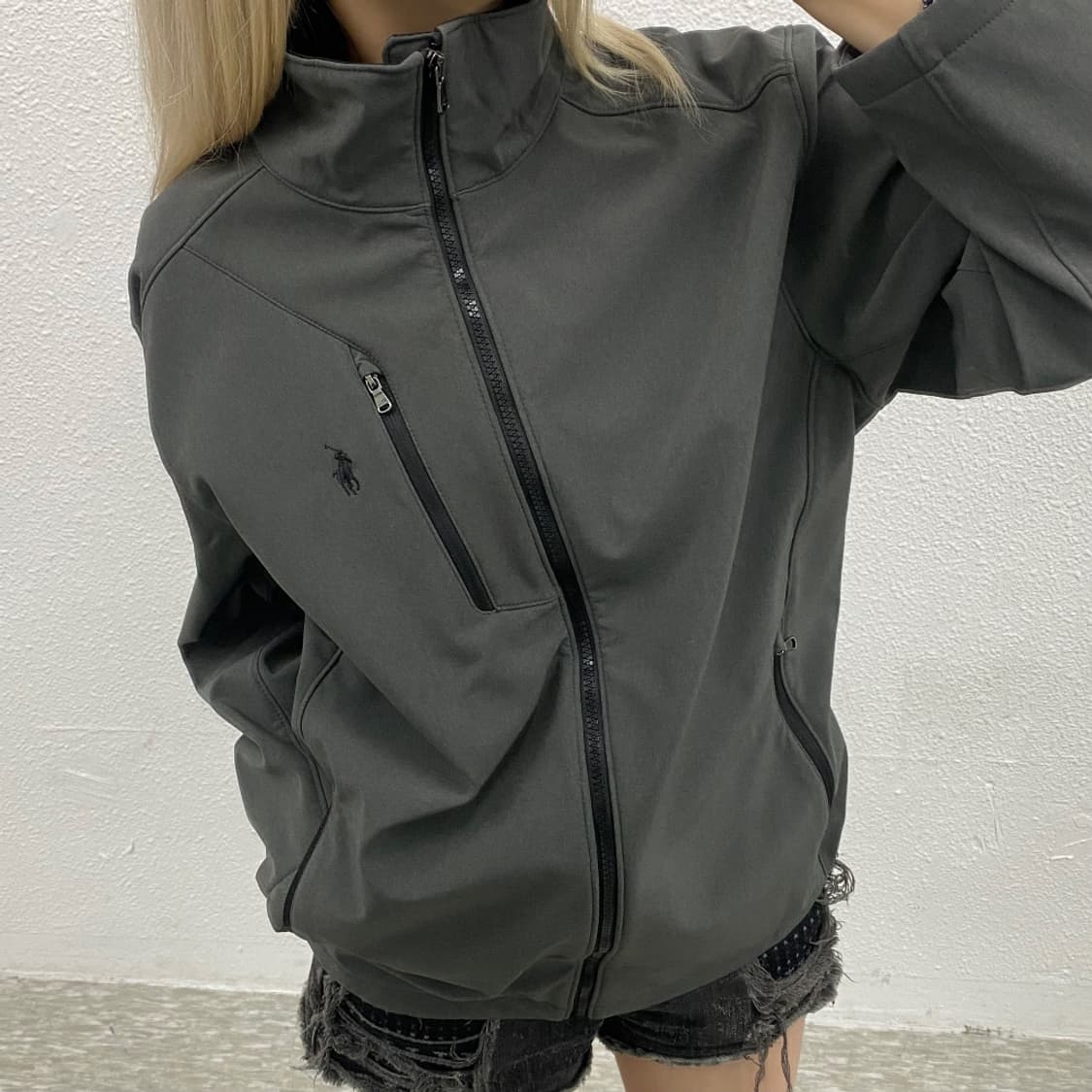 폴로 랄프로렌 블랙포니 차콜 스윙톱 L 상품이미지2