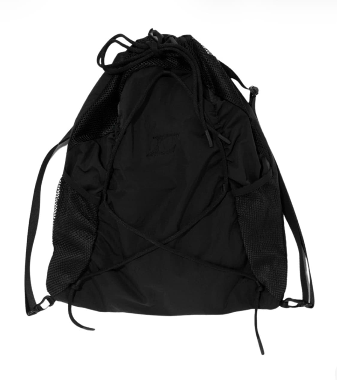 아이시토 로고 스트링 백팩 블랙 상품이미지1