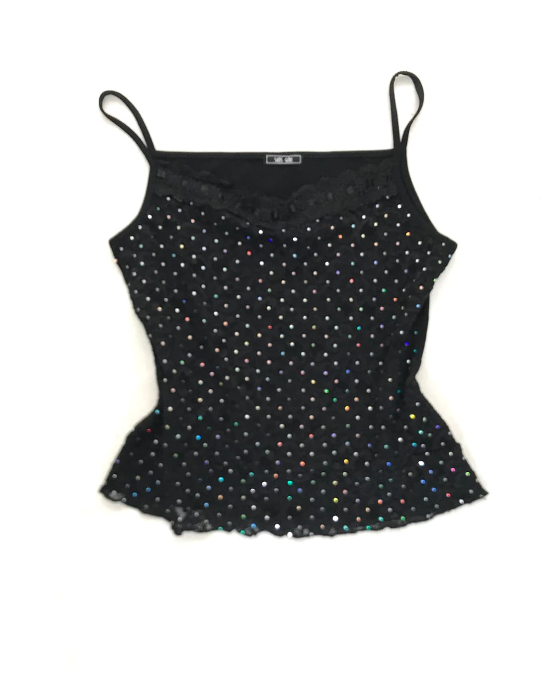 Rainbow cubic black mini sleeveless 상품이미지1