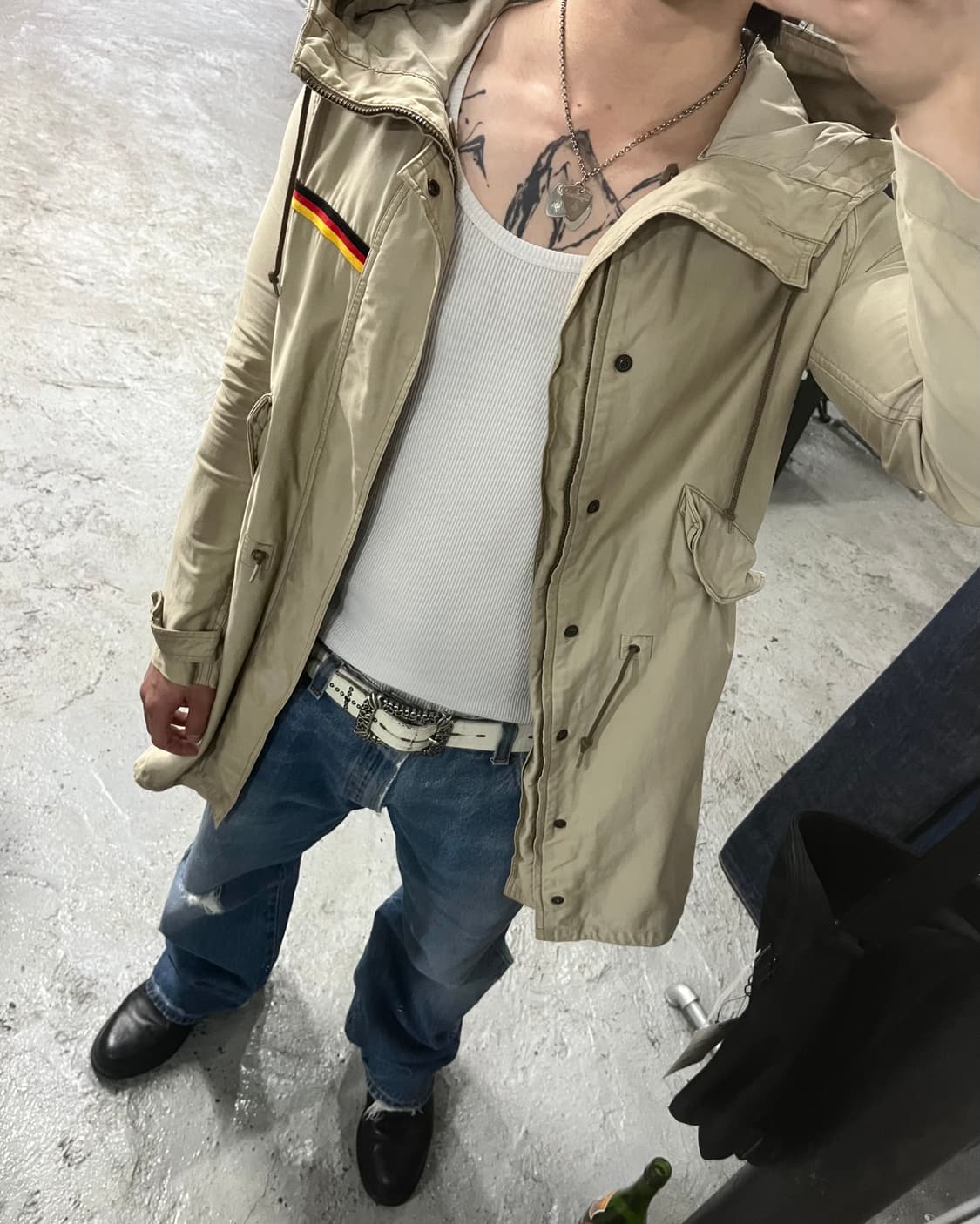 90s Hysteric Glamour germany moz coat 상품이미지3